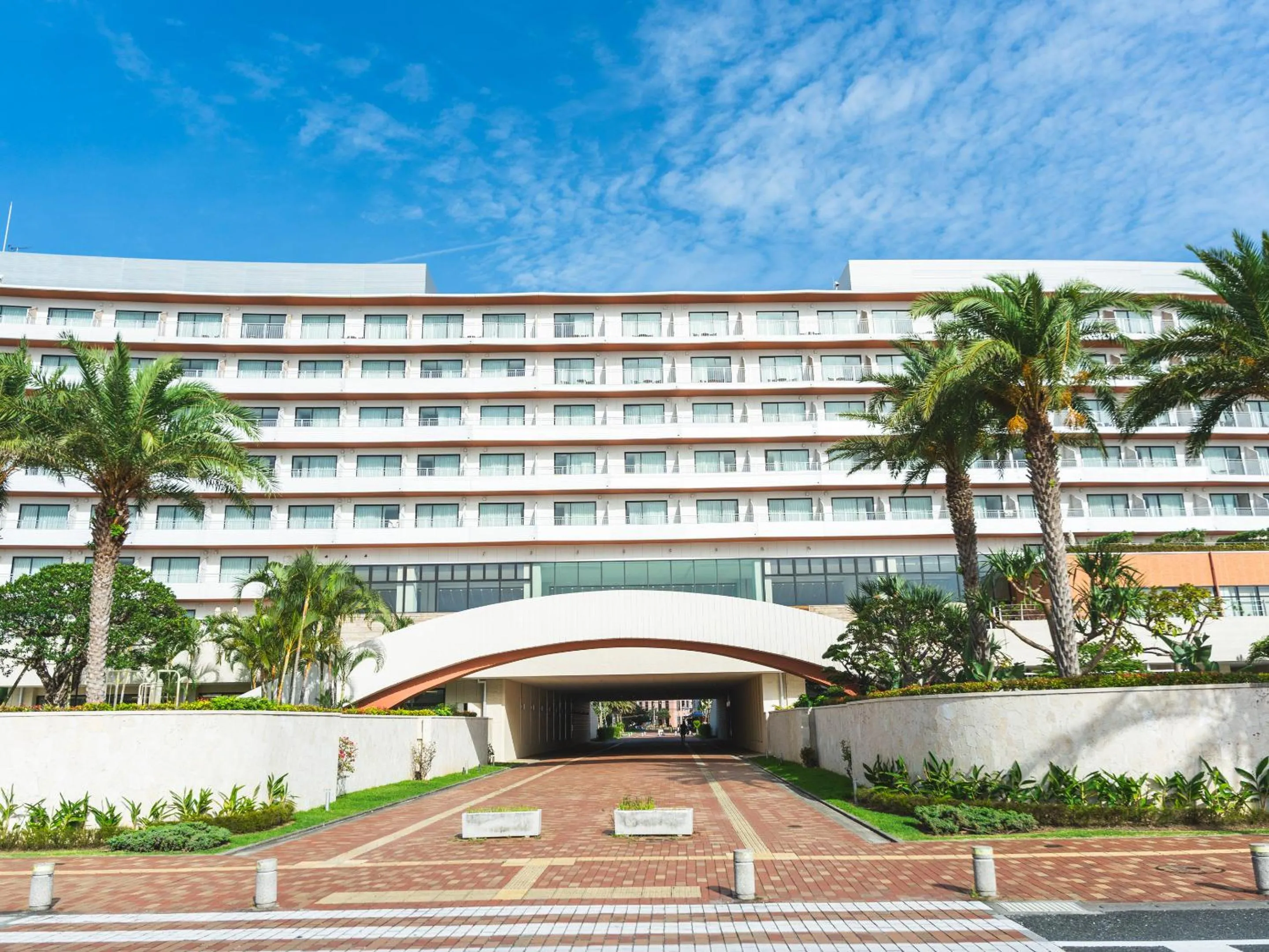 Property building in Hilton Okinawa Chatan Resort