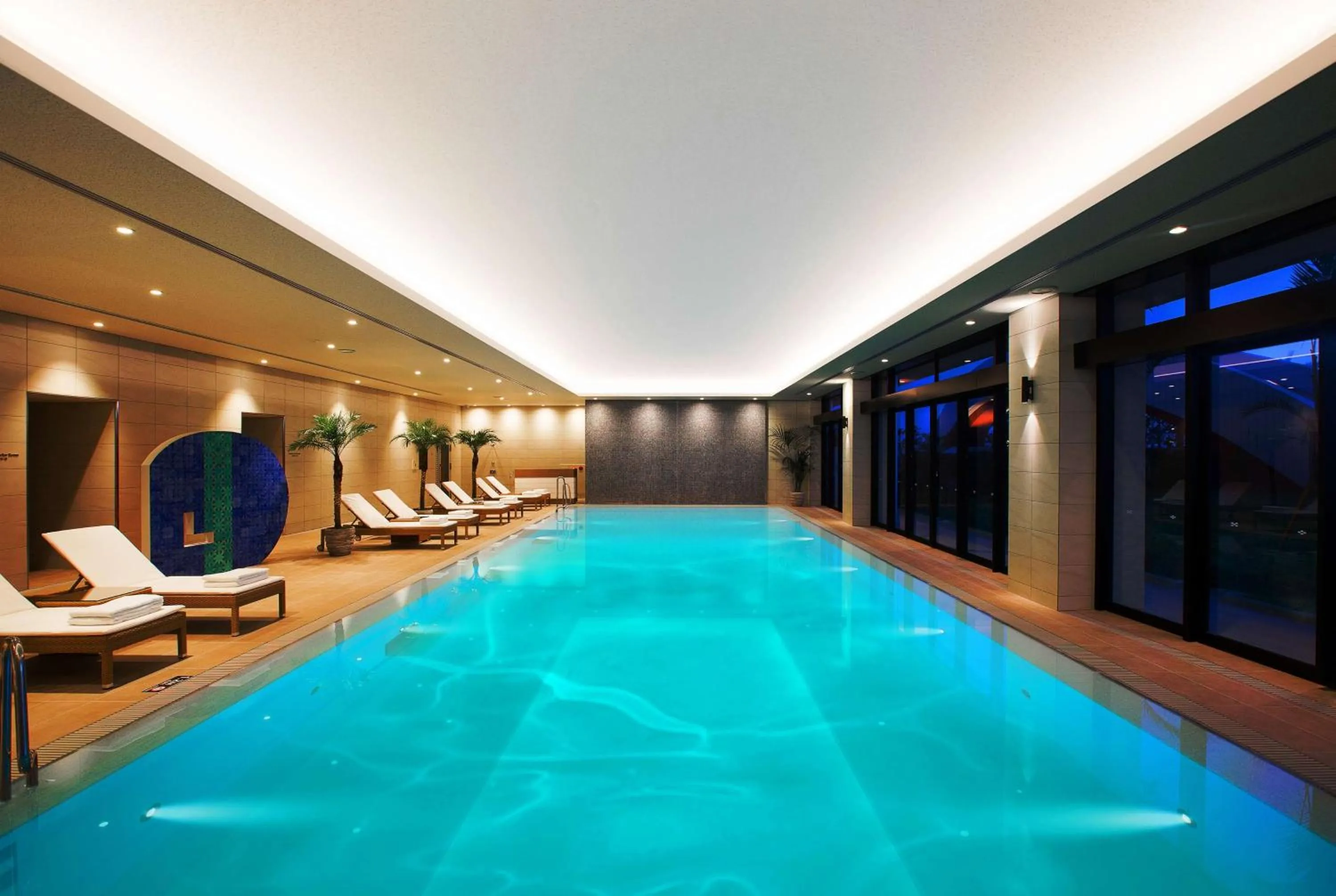 Pool view in Hilton Okinawa Chatan Resort