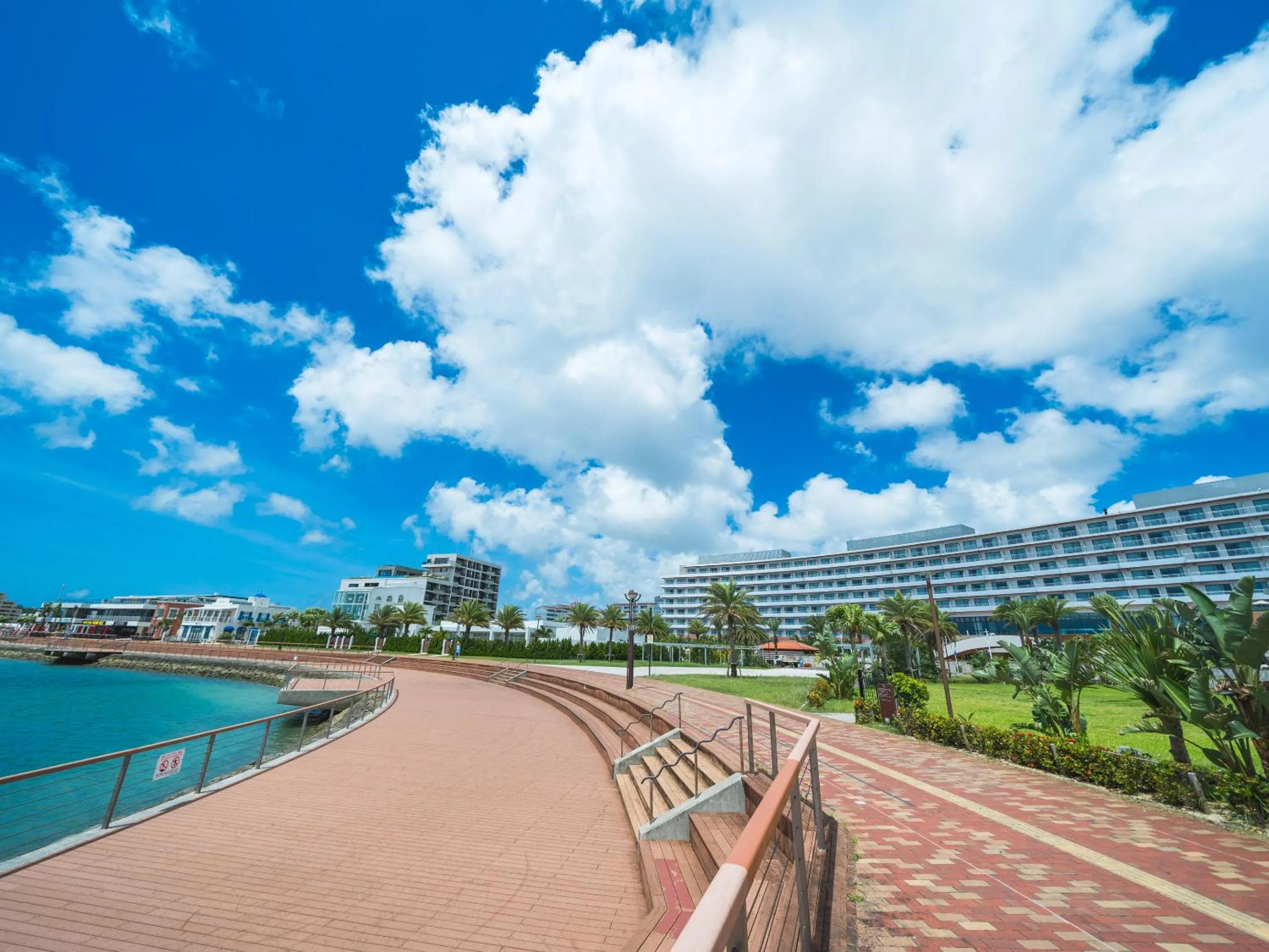 Property building in Hilton Okinawa Chatan Resort