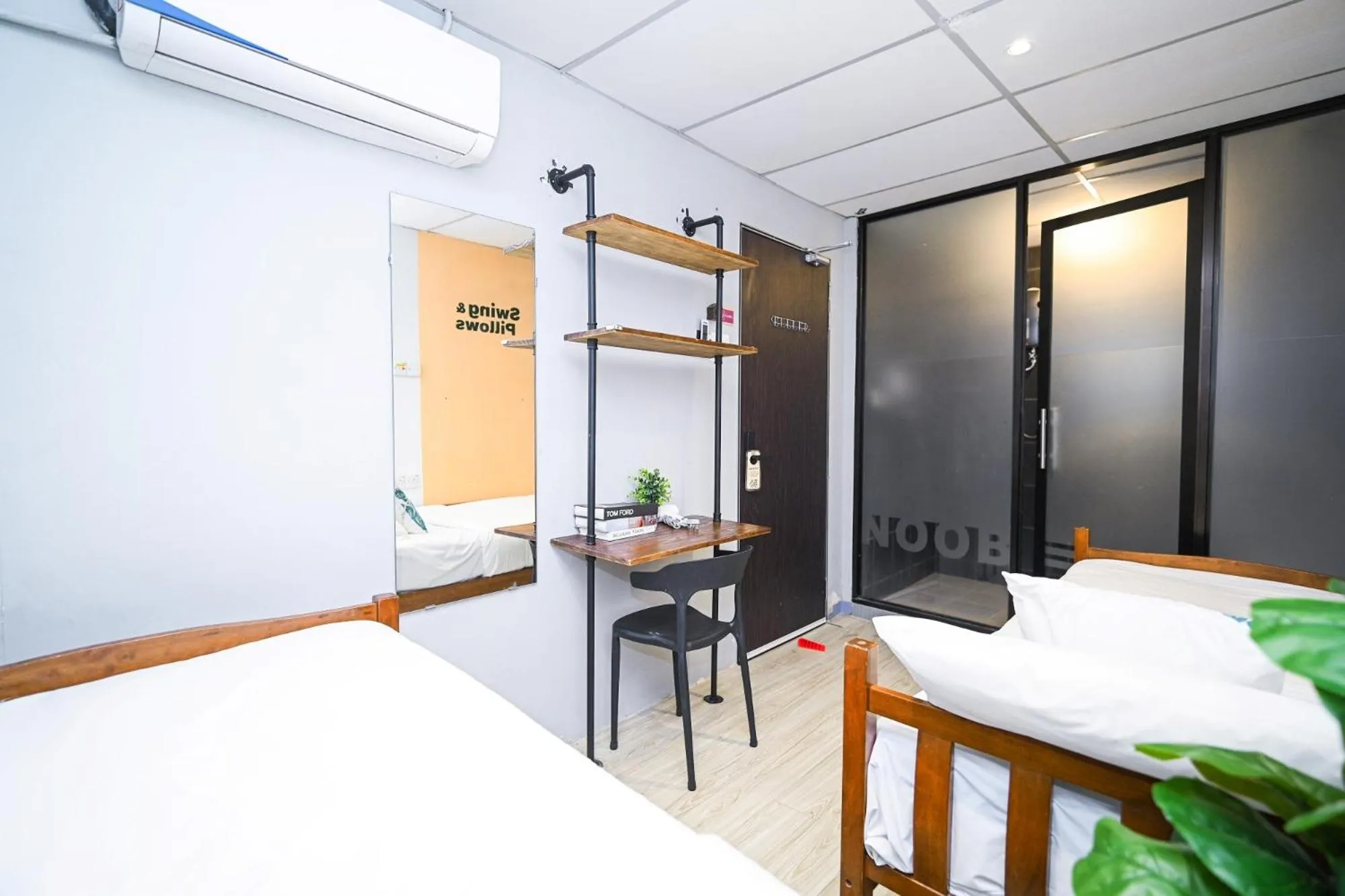 Bed in Swing & Pillows @ Beach Street