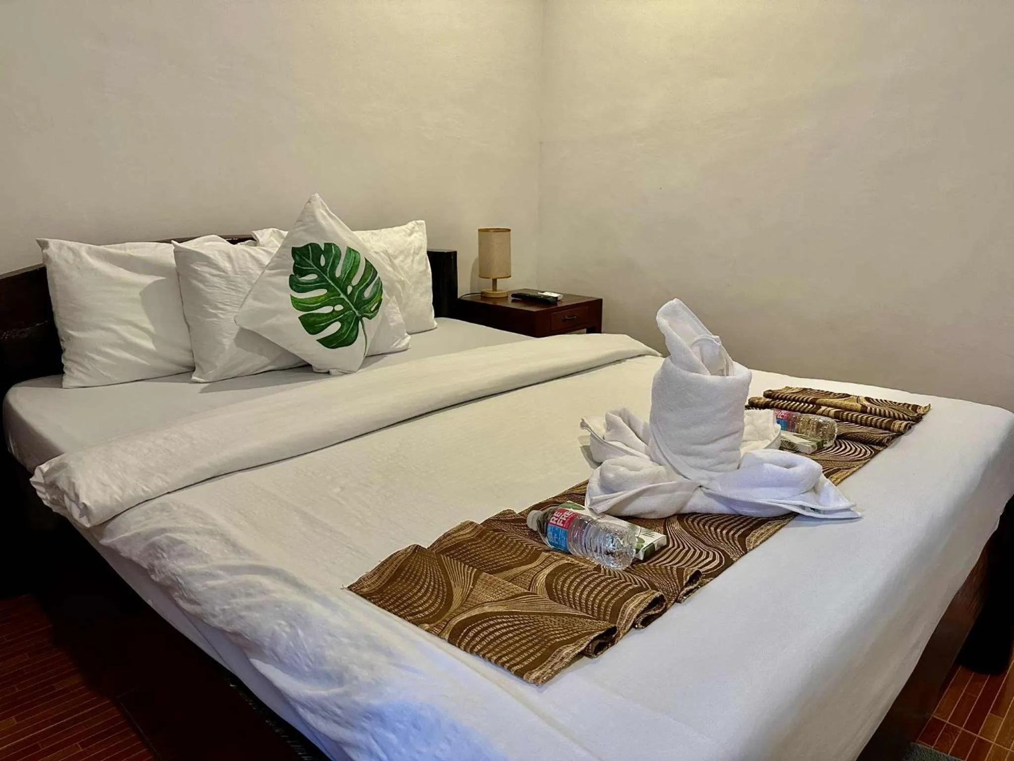 Bed in Sophias Beach Guest House