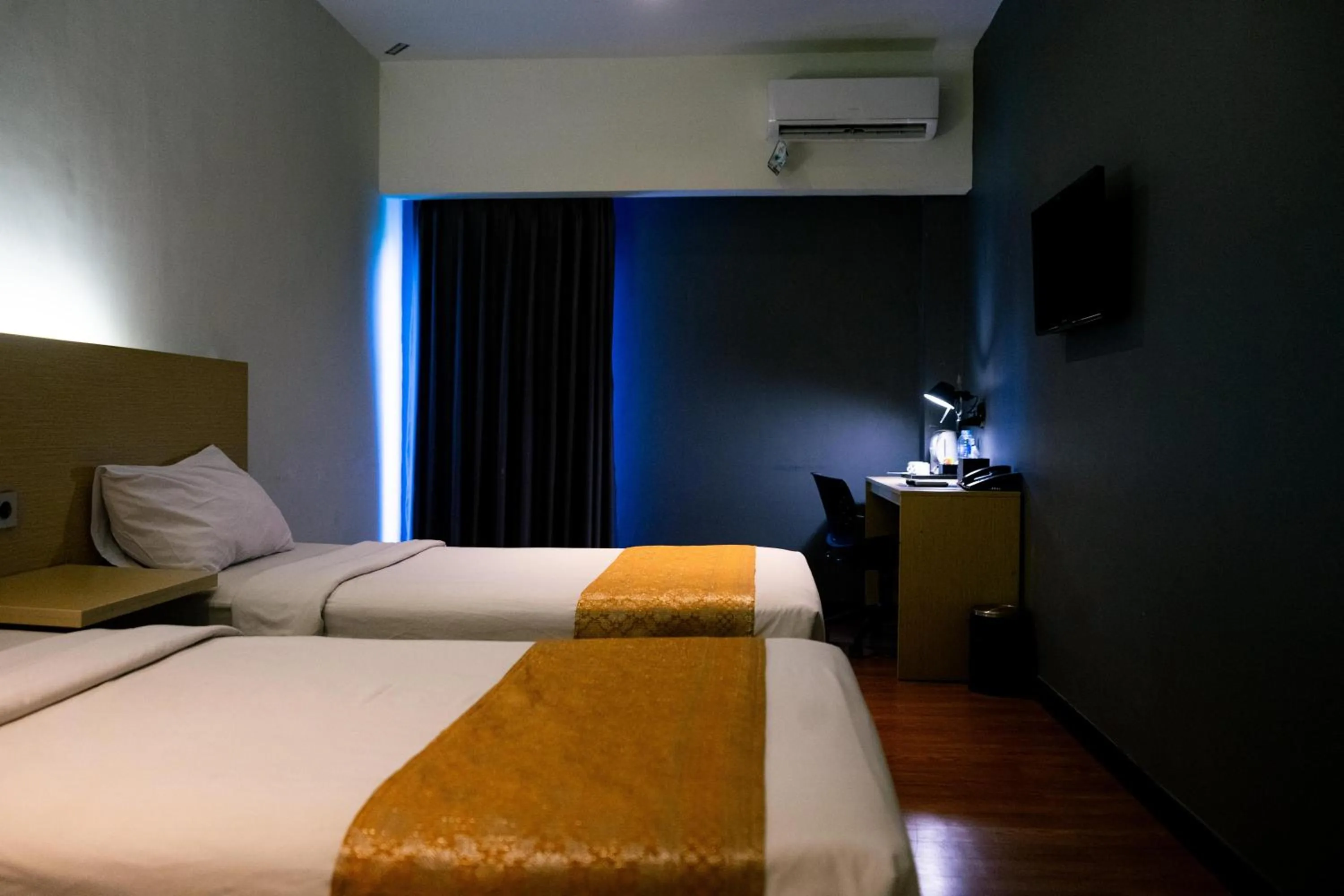 Bed in Yunna Hotel Lampung