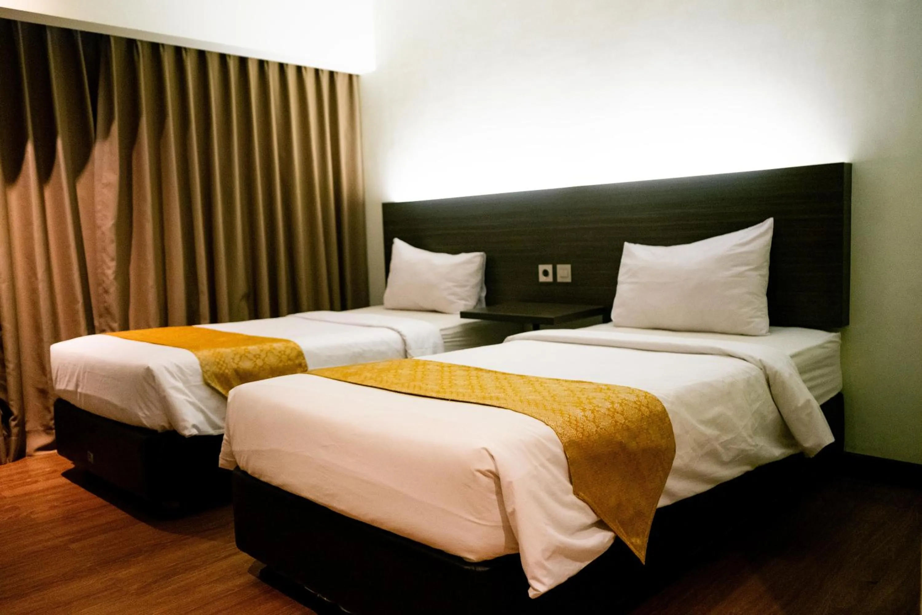 Bed in Yunna Hotel Lampung