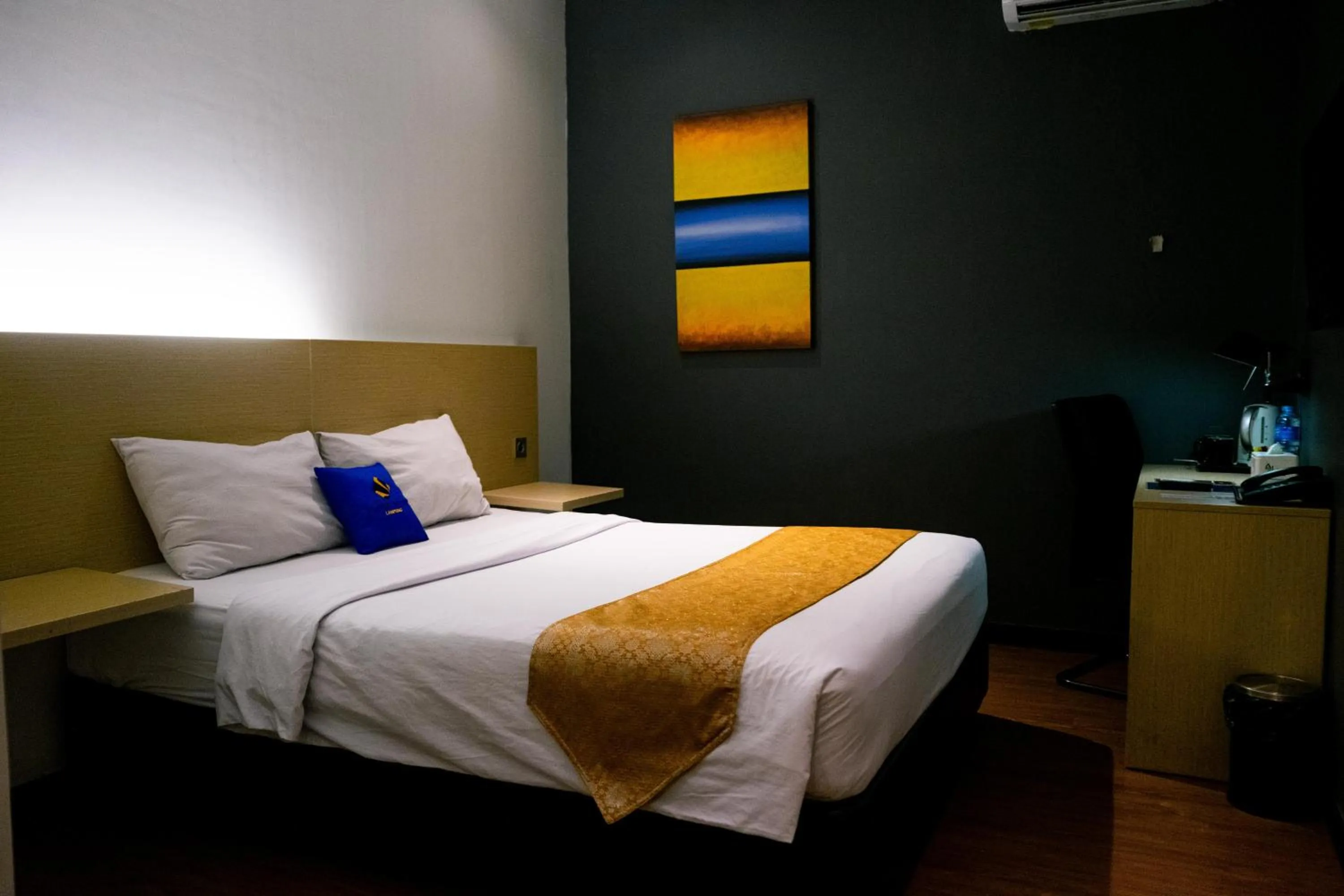 Bed in Yunna Hotel Lampung