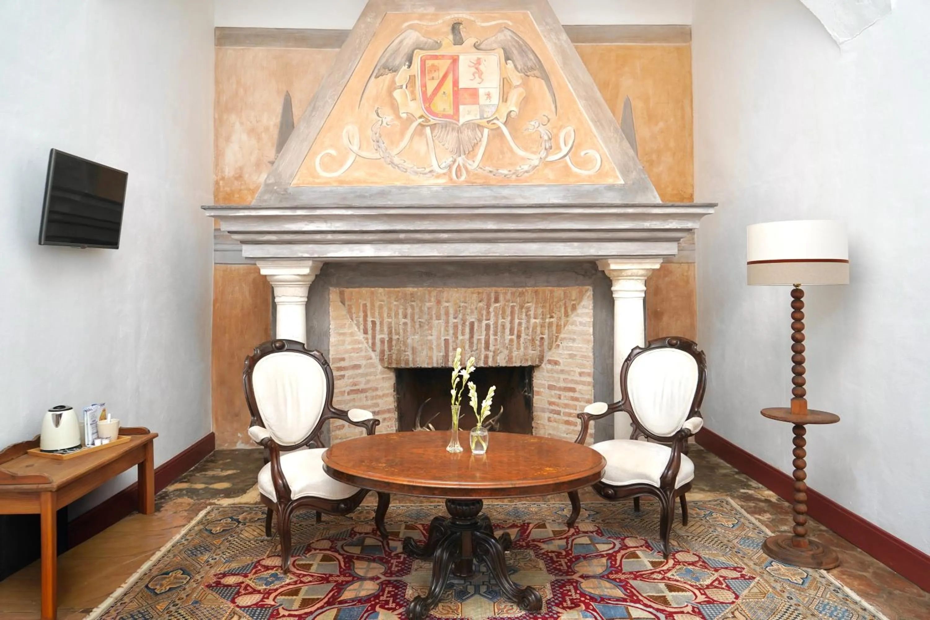 fireplace in Monasterio de San Francisco