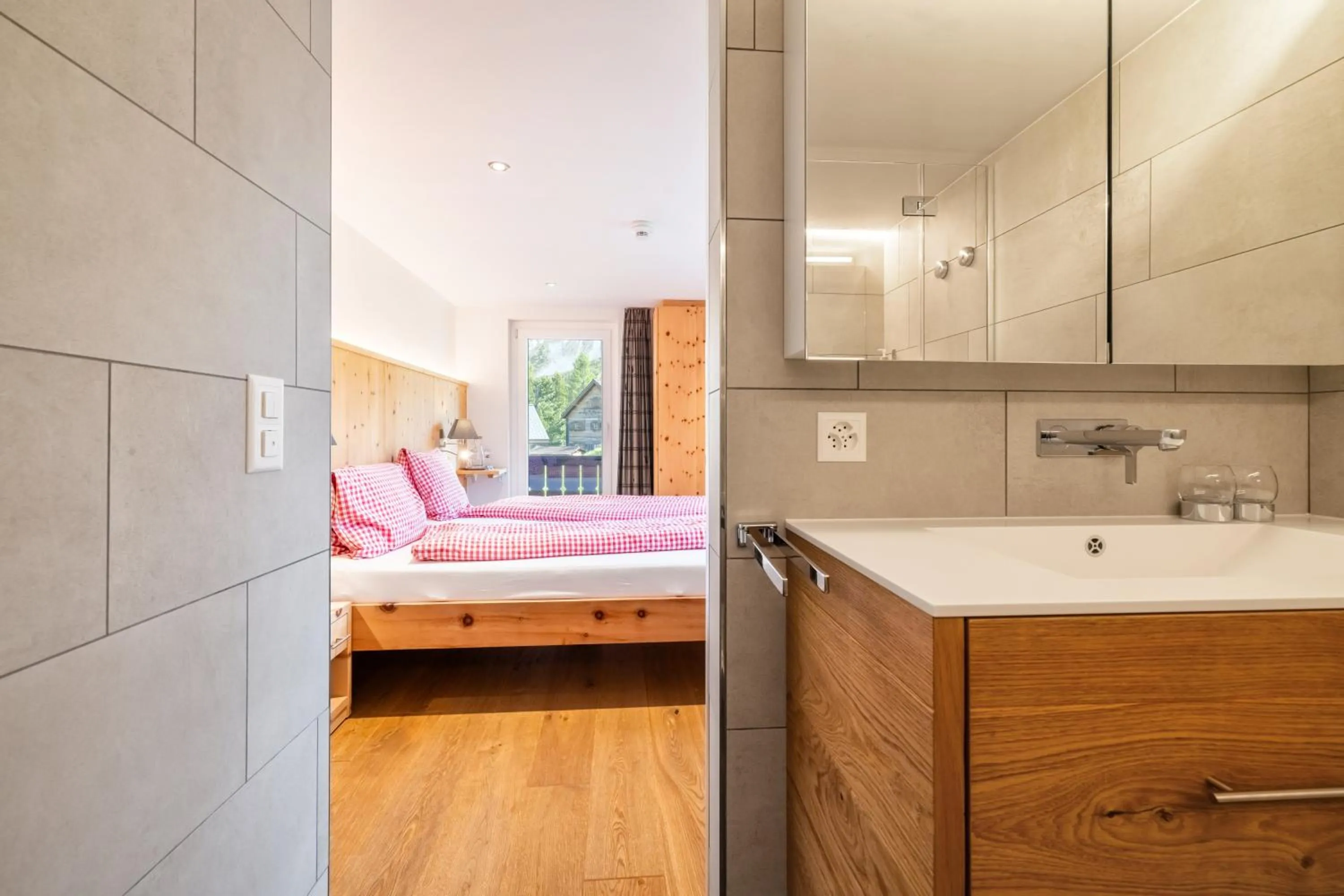 Bathroom, Bed in Erzhorn