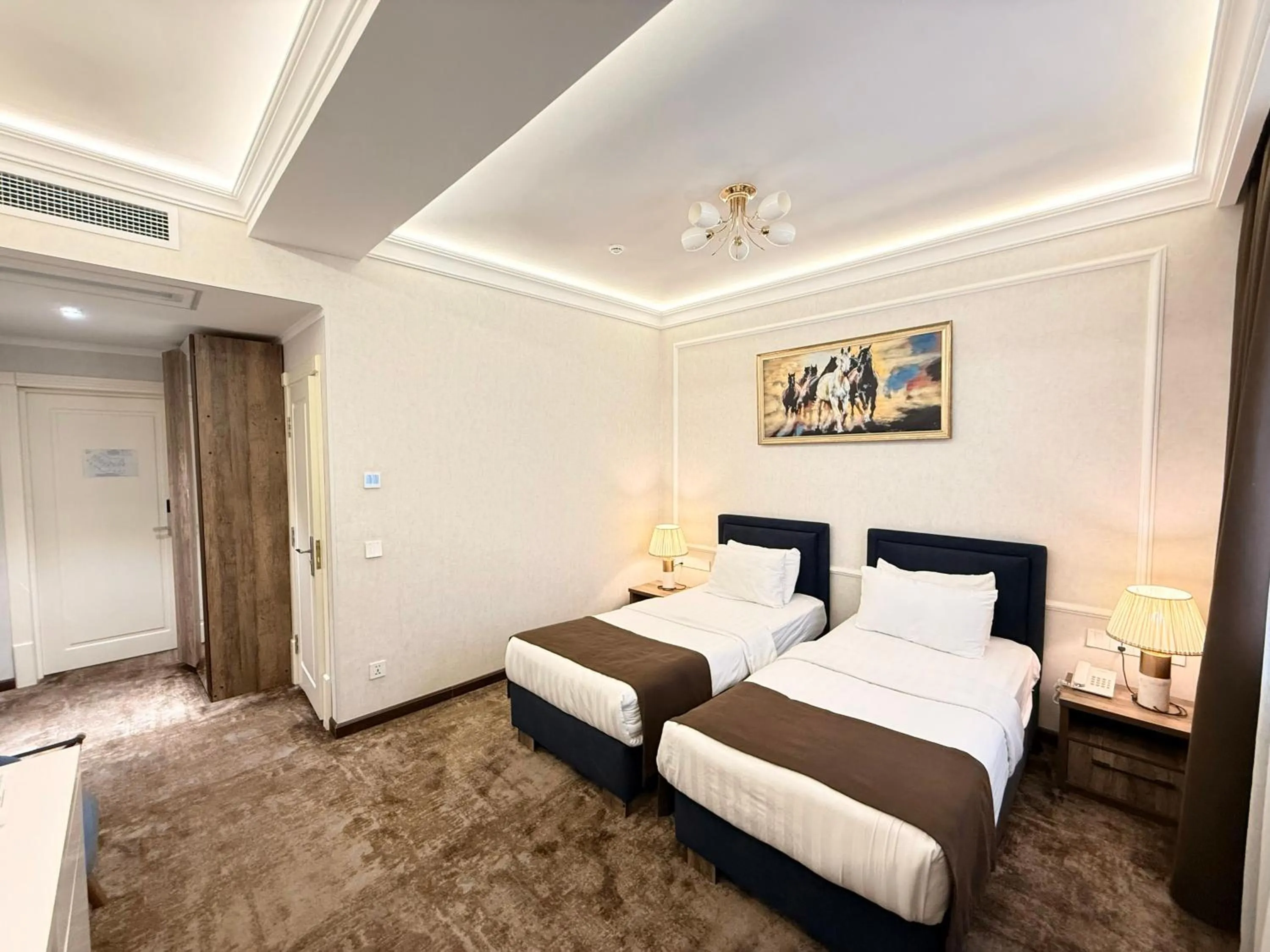 Bed in Garnet Hotel Tashkent