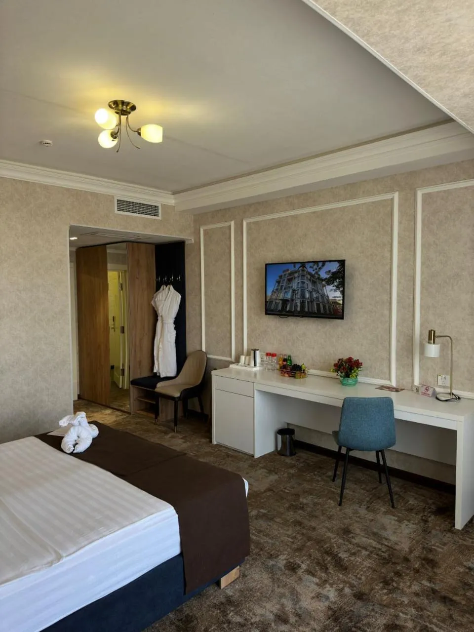 Bed in Garnet Hotel Tashkent