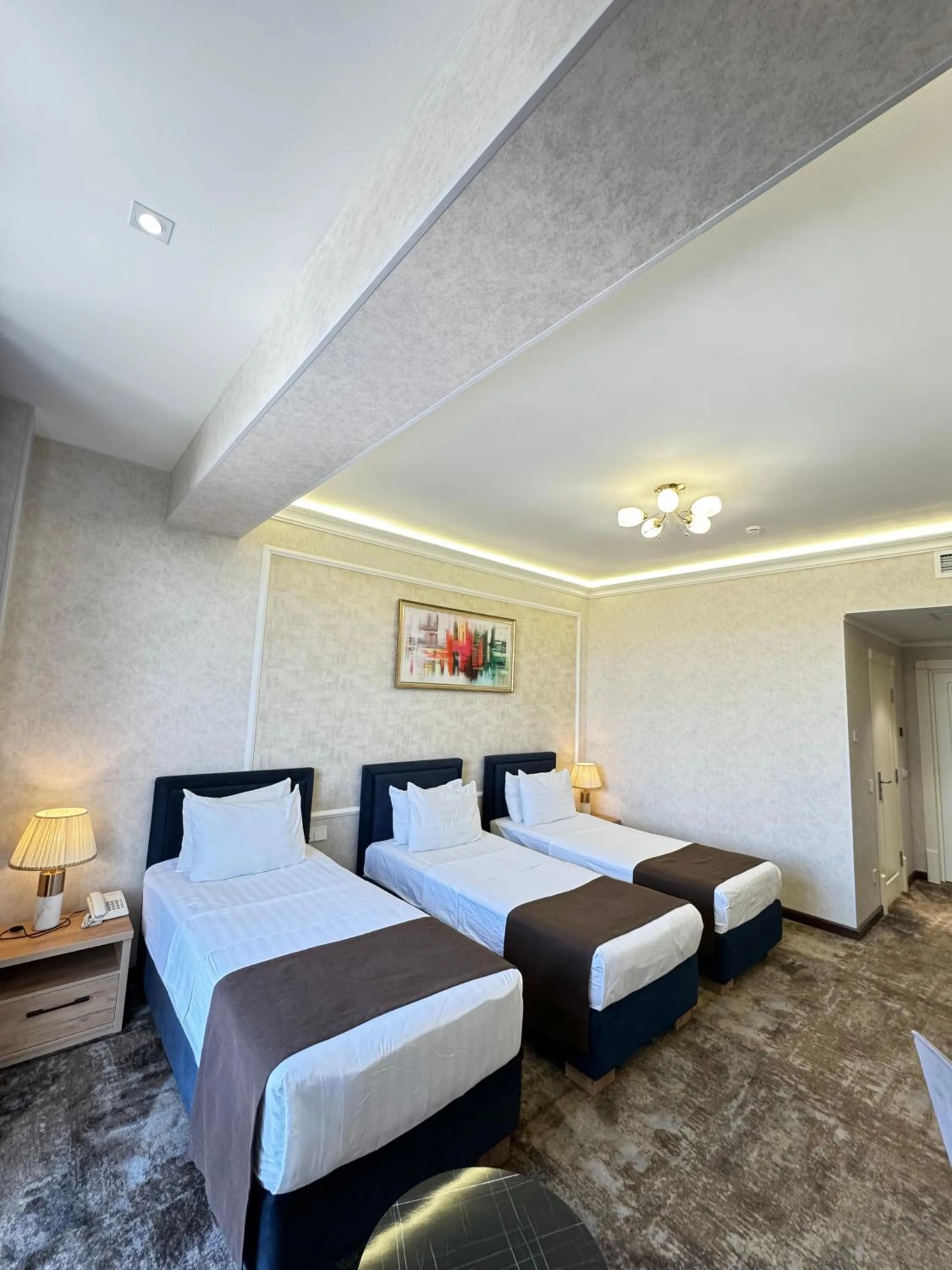 Bed in Garnet Hotel Tashkent