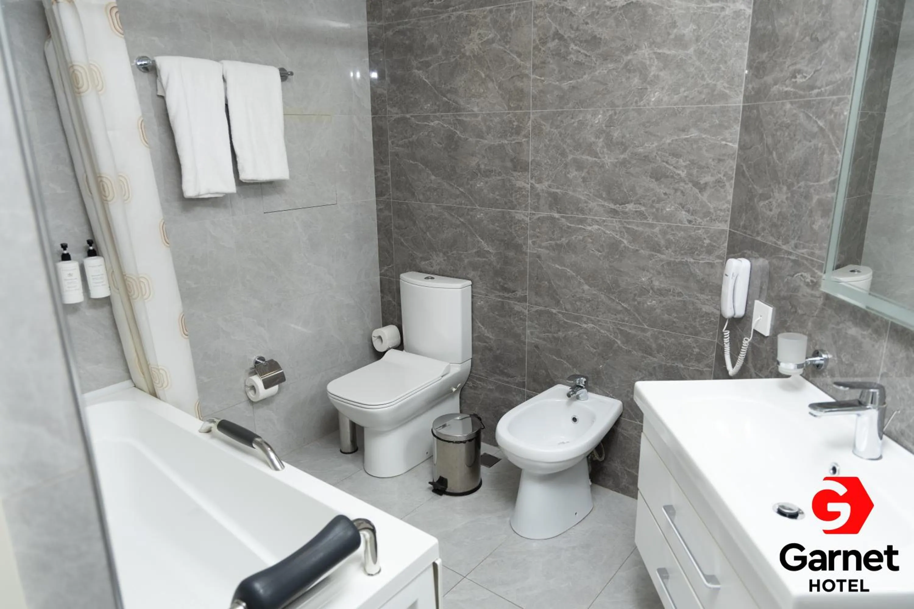 Shower in Garnet Hotel Tashkent