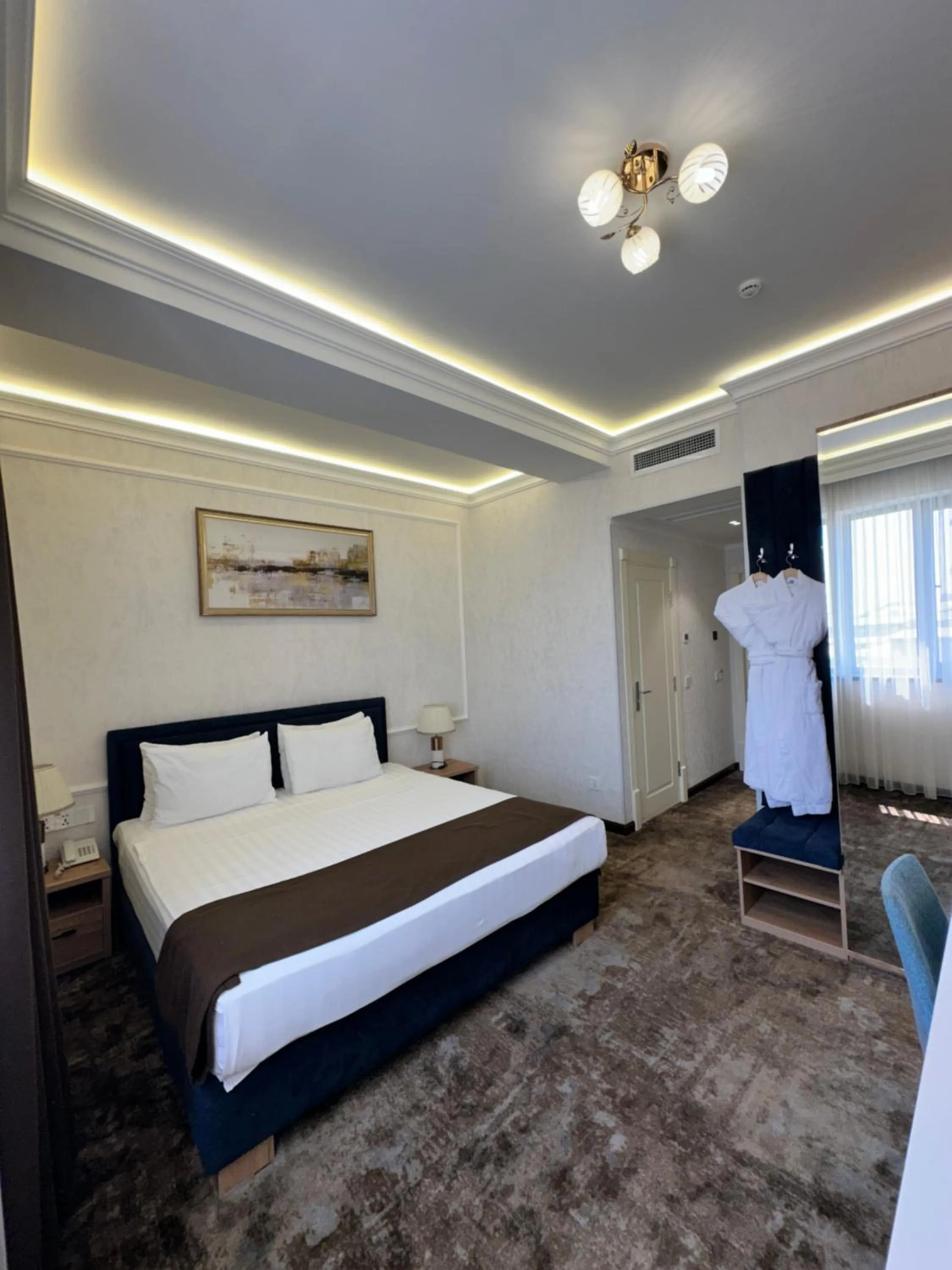 Bed in Garnet Hotel Tashkent