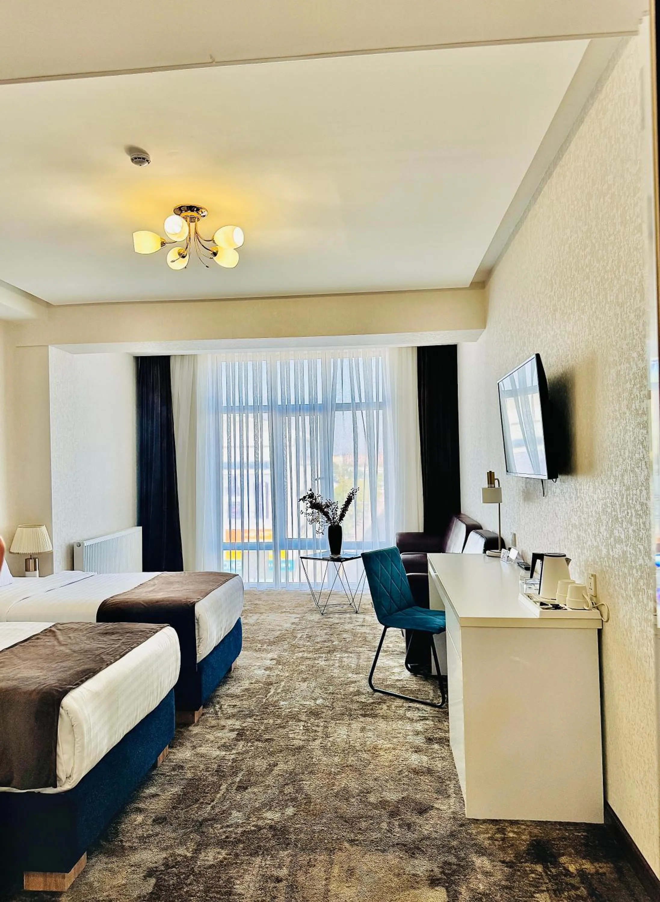 Bed in Garnet Hotel Tashkent