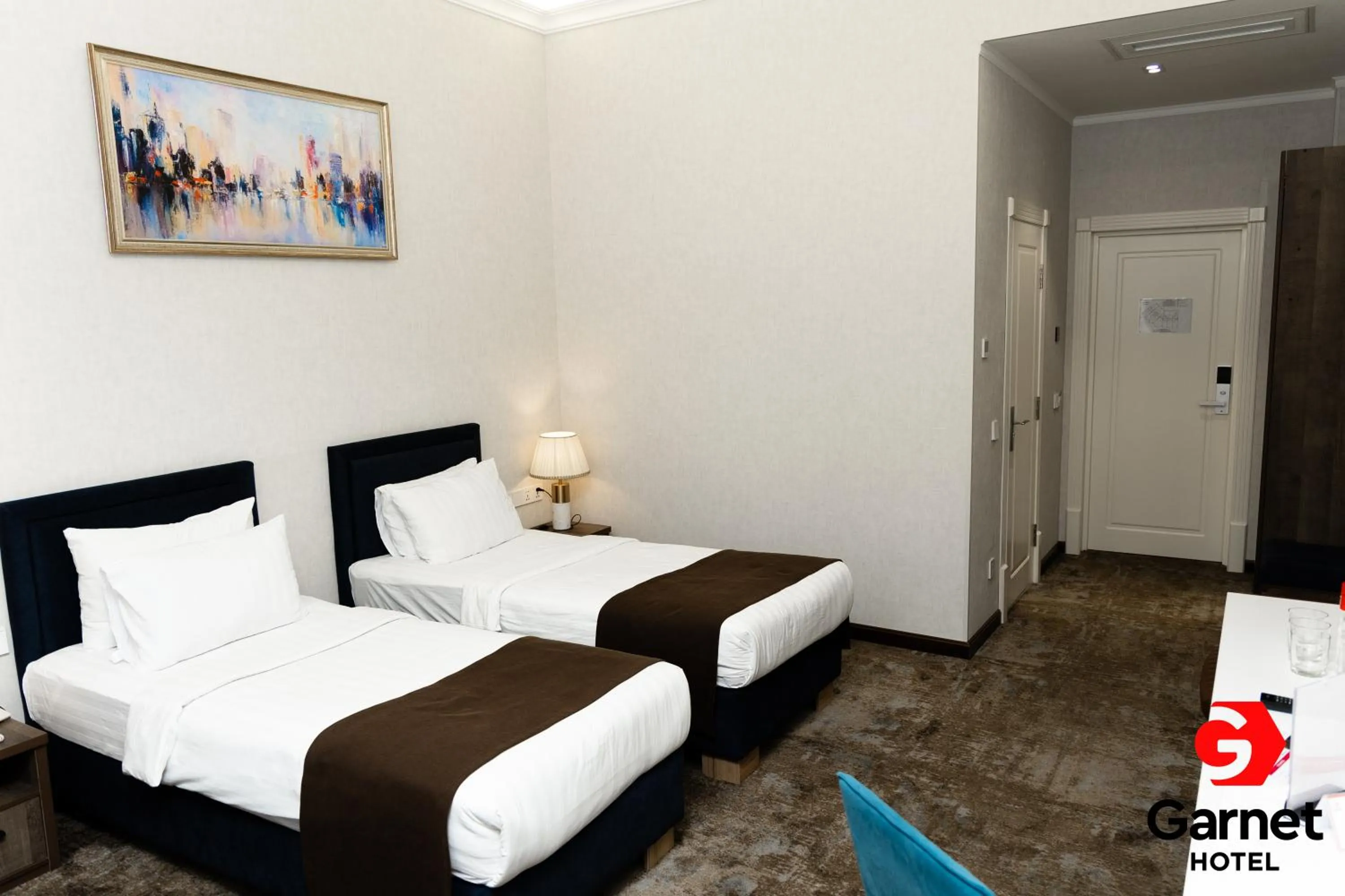 Bed in Garnet Hotel Tashkent