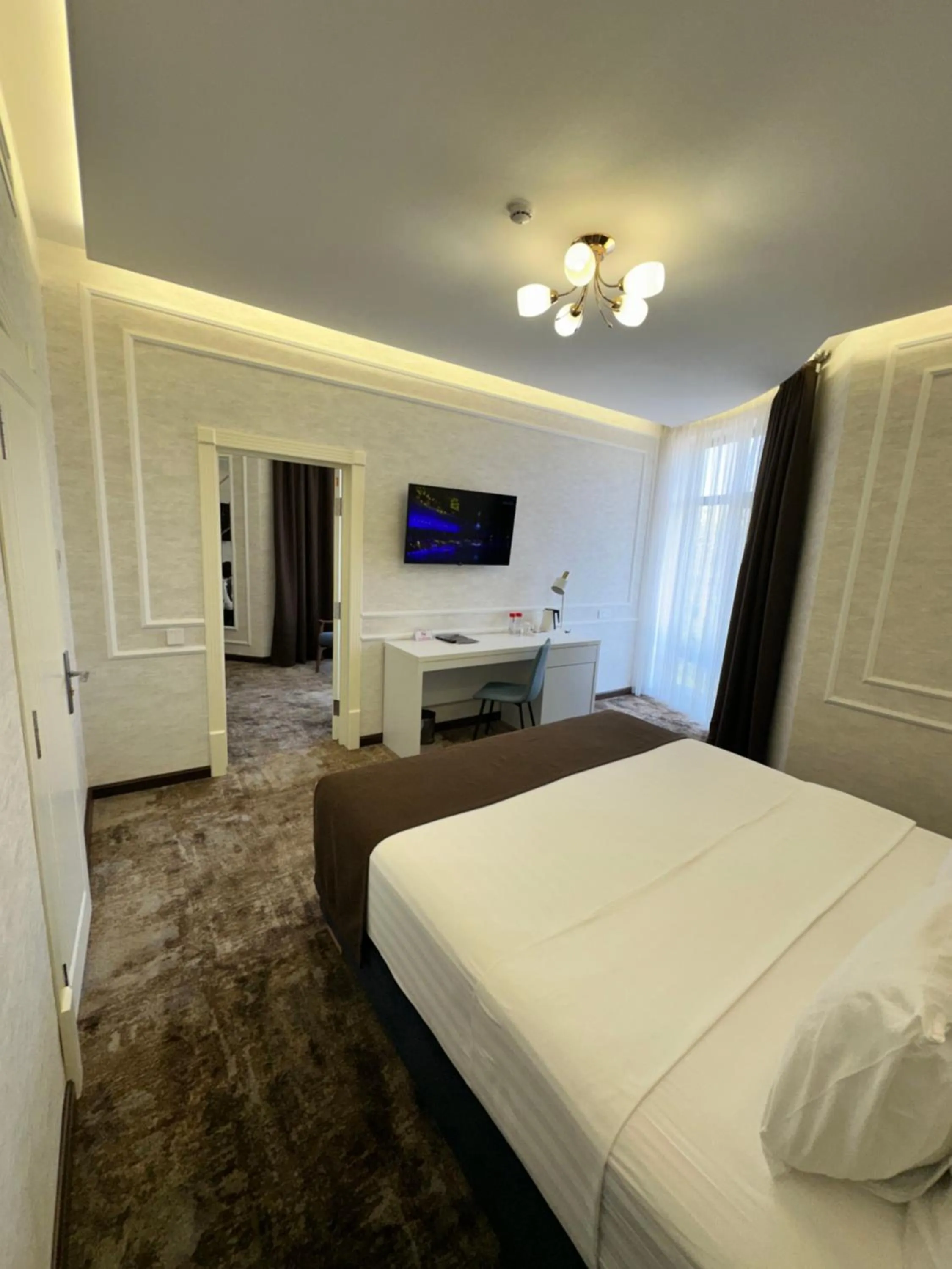 Bed in Garnet Hotel Tashkent