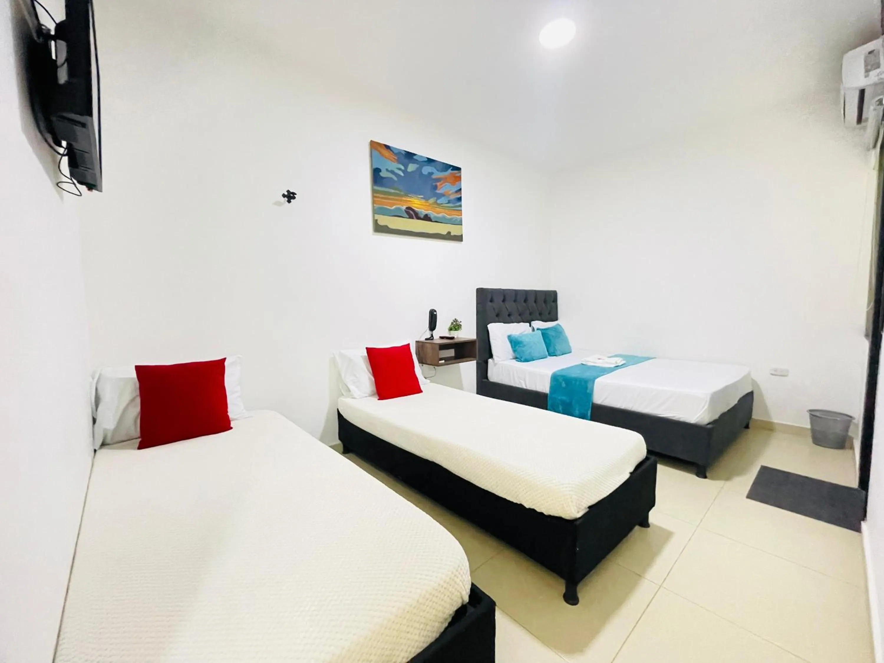 Bed in ANAJIRAWAA HOTEL