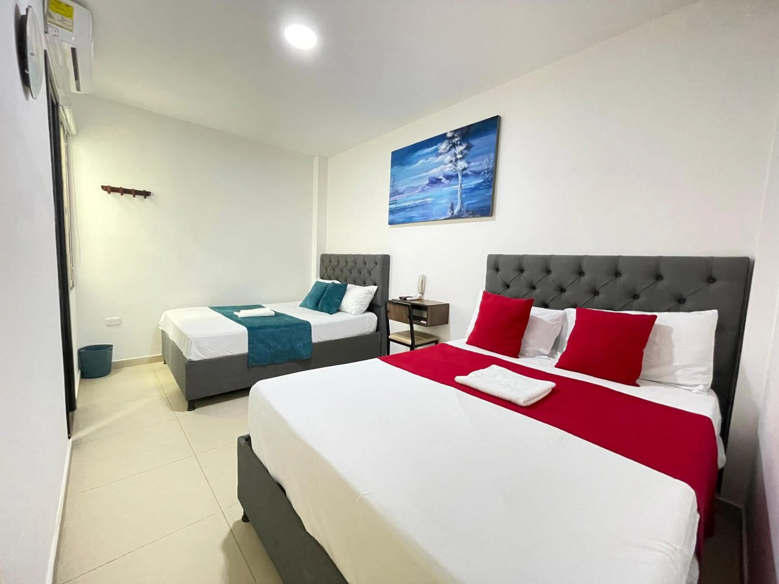 Bed in ANAJIRAWAA HOTEL