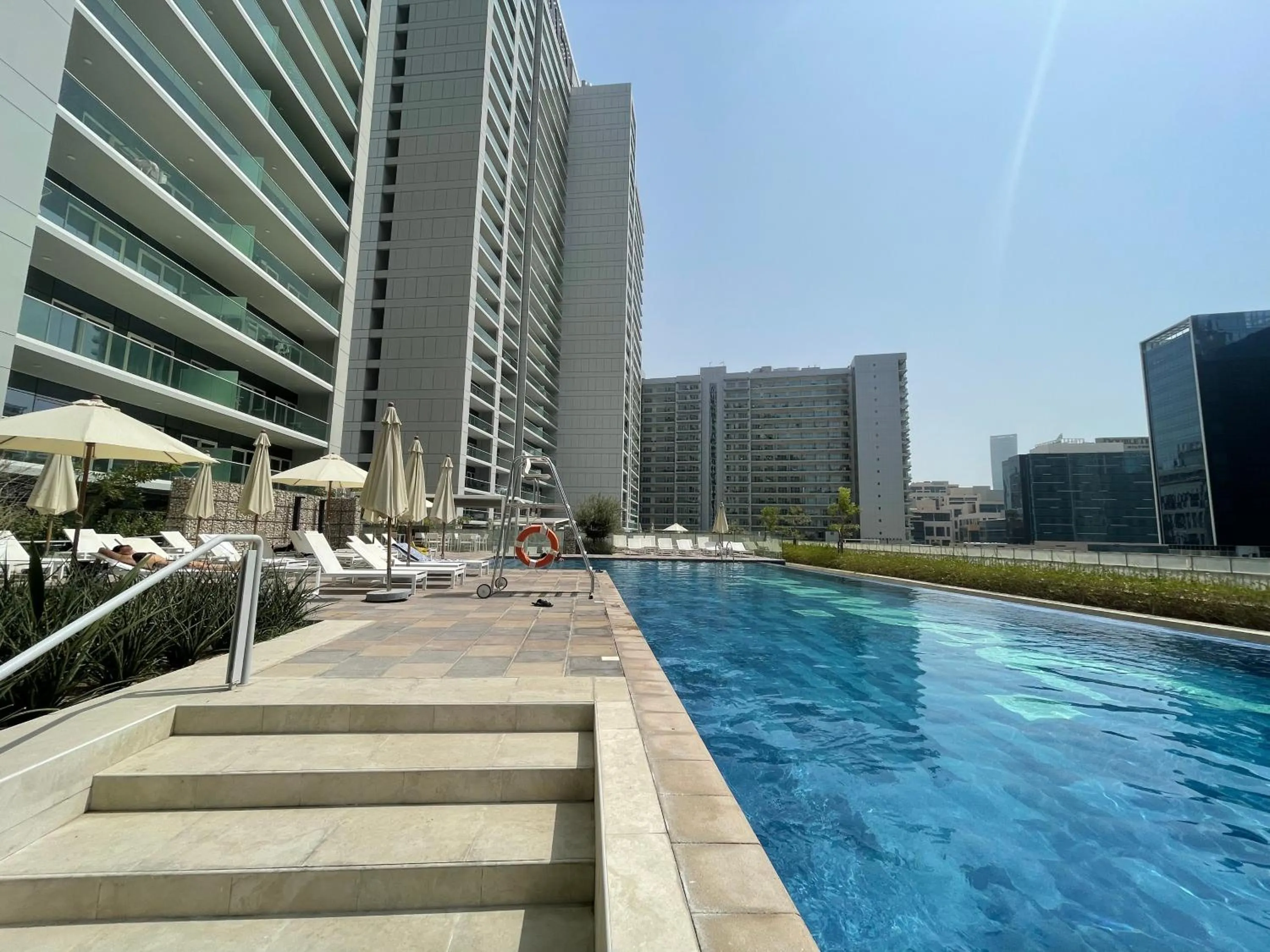 Swimming pool in Wonderful Reva Aparthotel Downtown