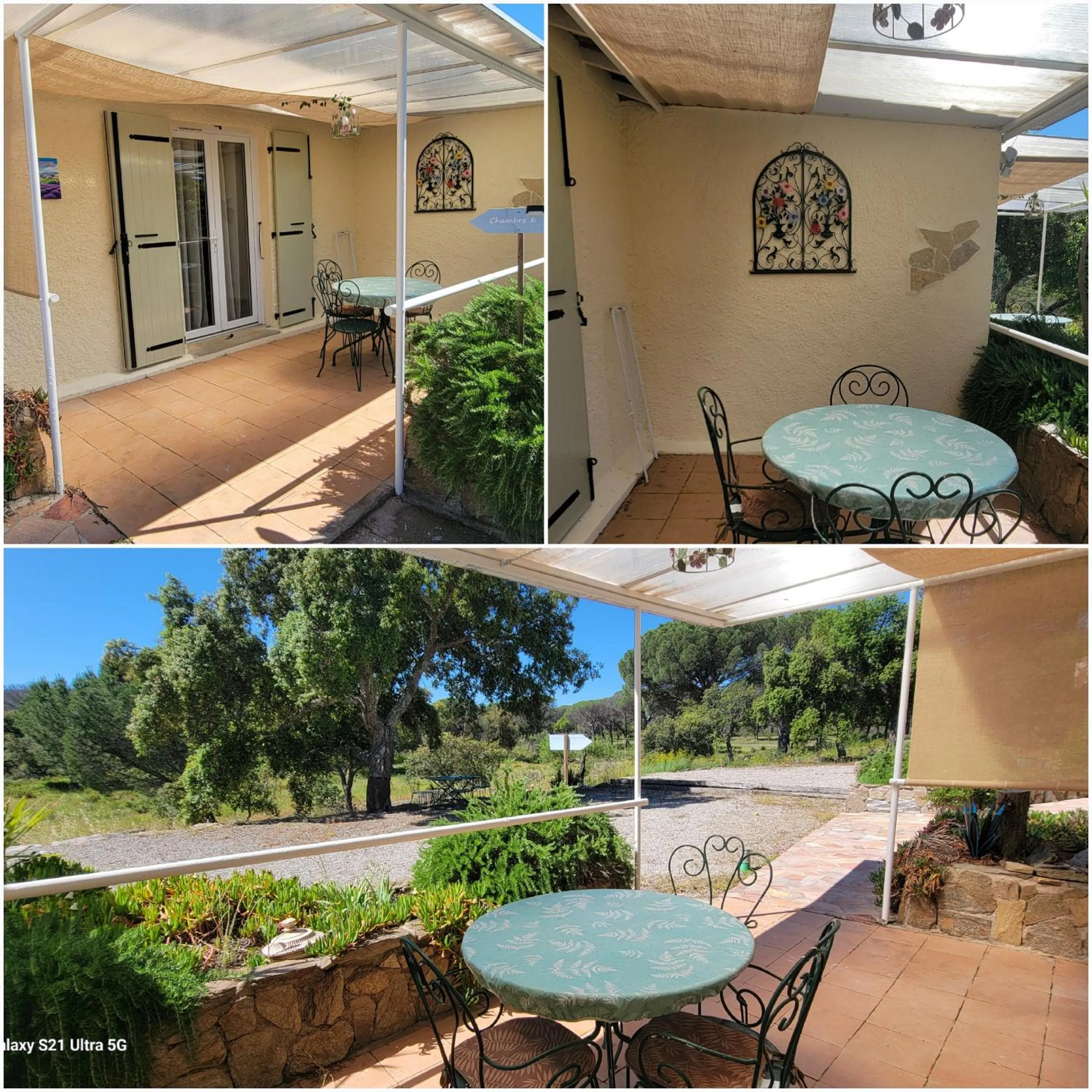 Patio in Le Mas du Rouquan