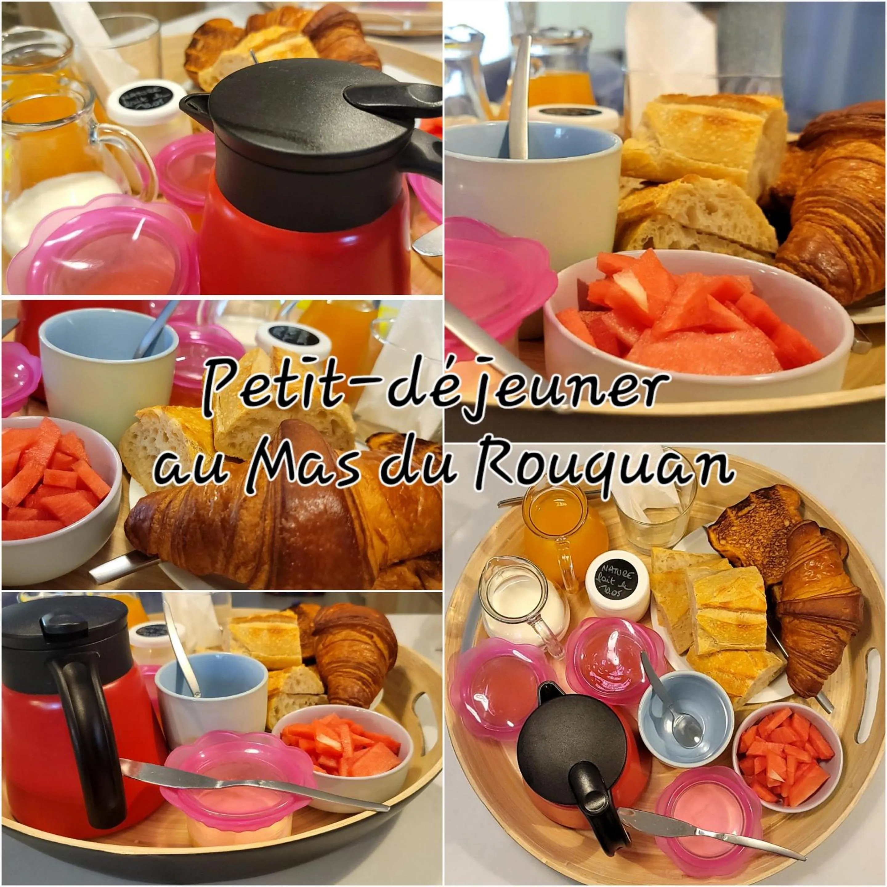 Breakfast in Le Mas du Rouquan
