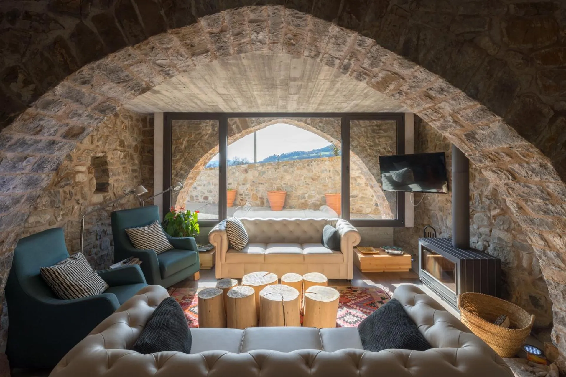 Communal lounge/ TV room in Les Planes del Grau