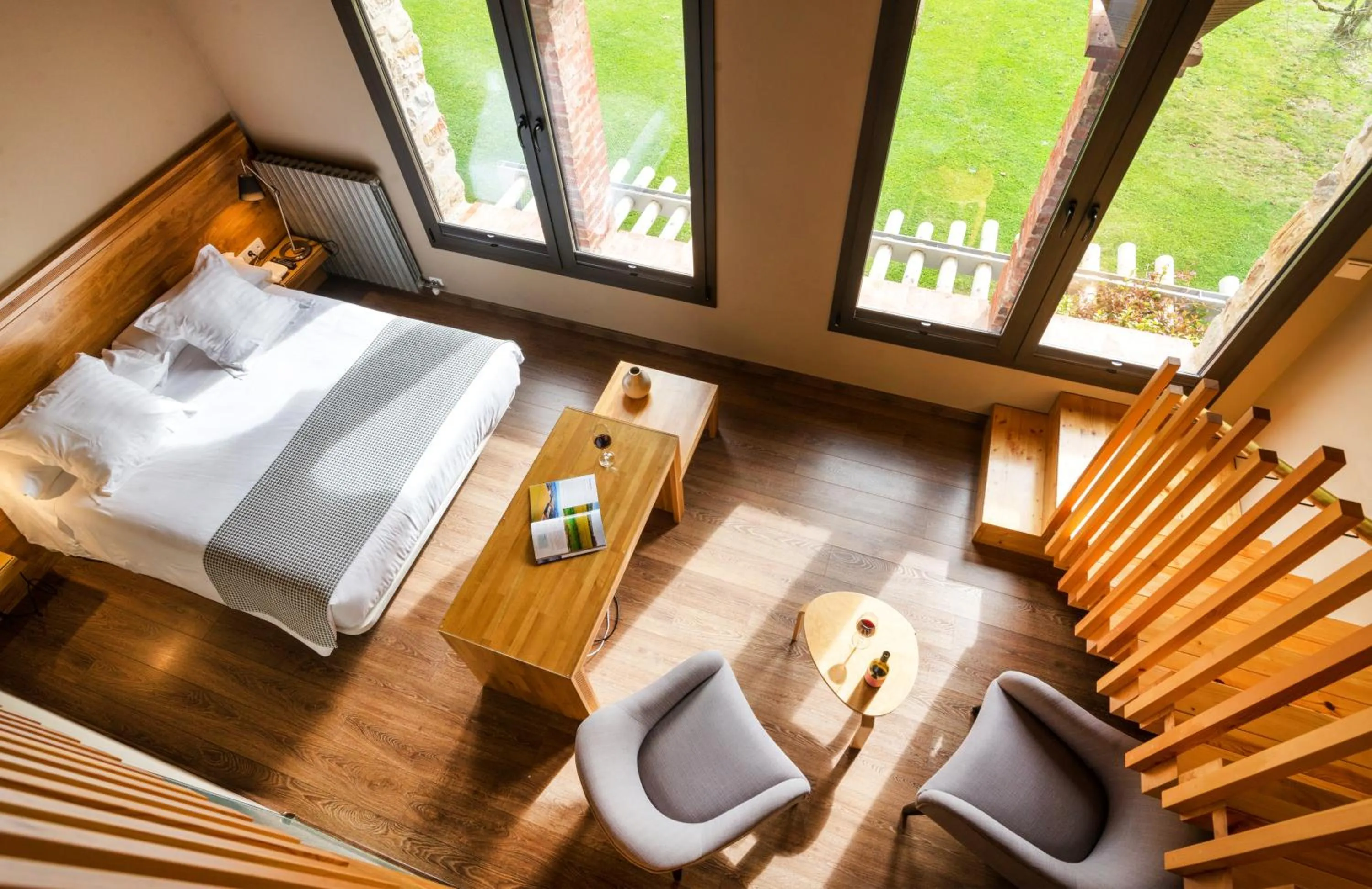 View (from property/room), Bed in Les Planes del Grau