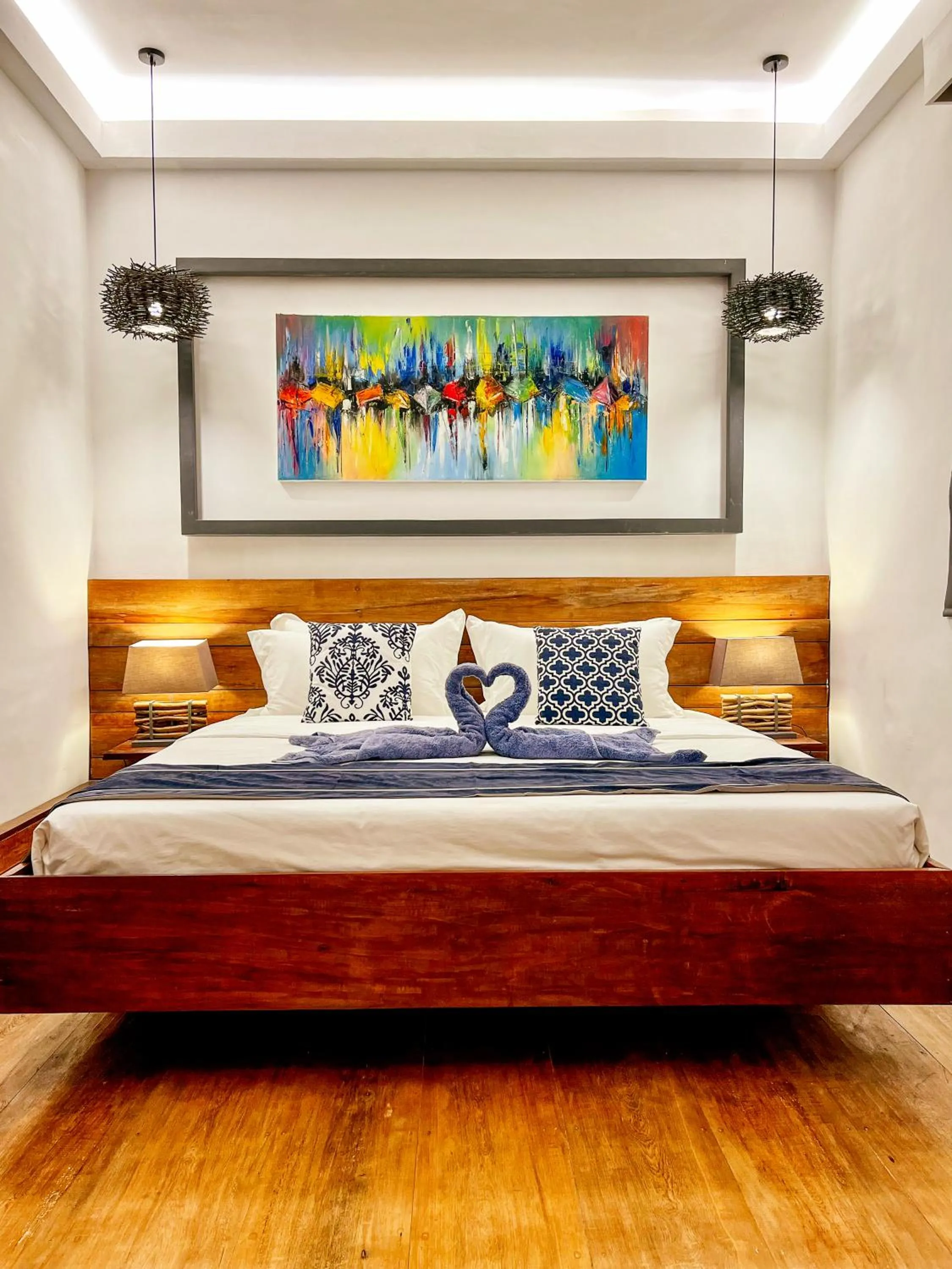 Bed in The Dream Beach Resort