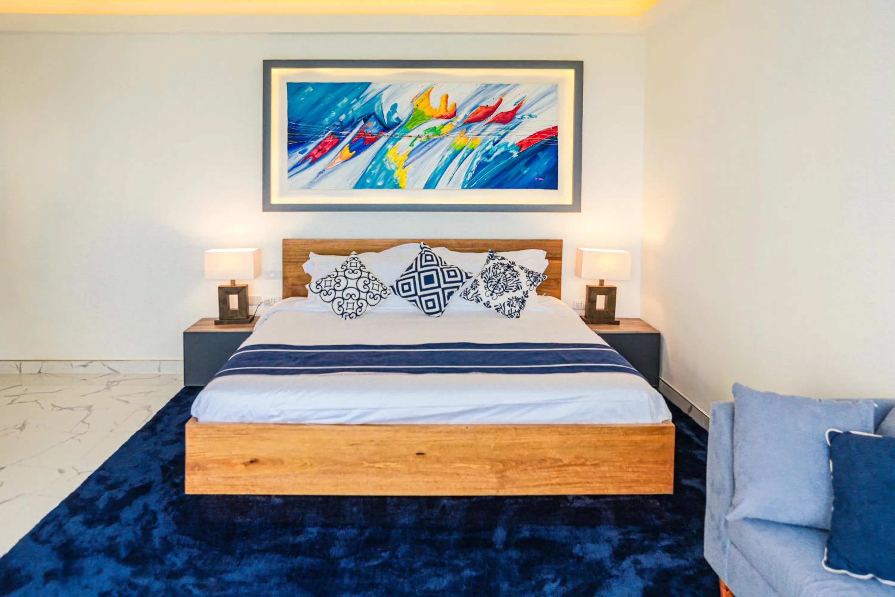 Bed in The Dream Beach Resort