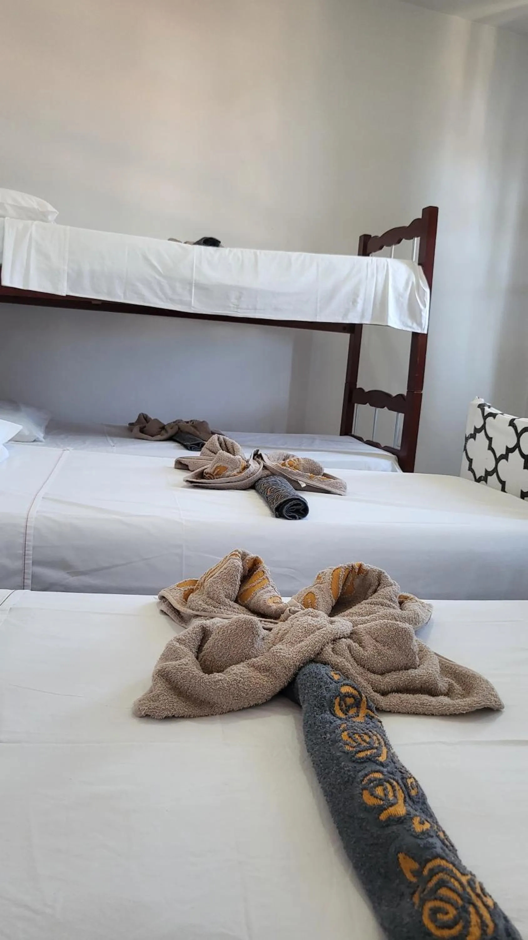 Bed in Tamboleiro's Hotel Residence