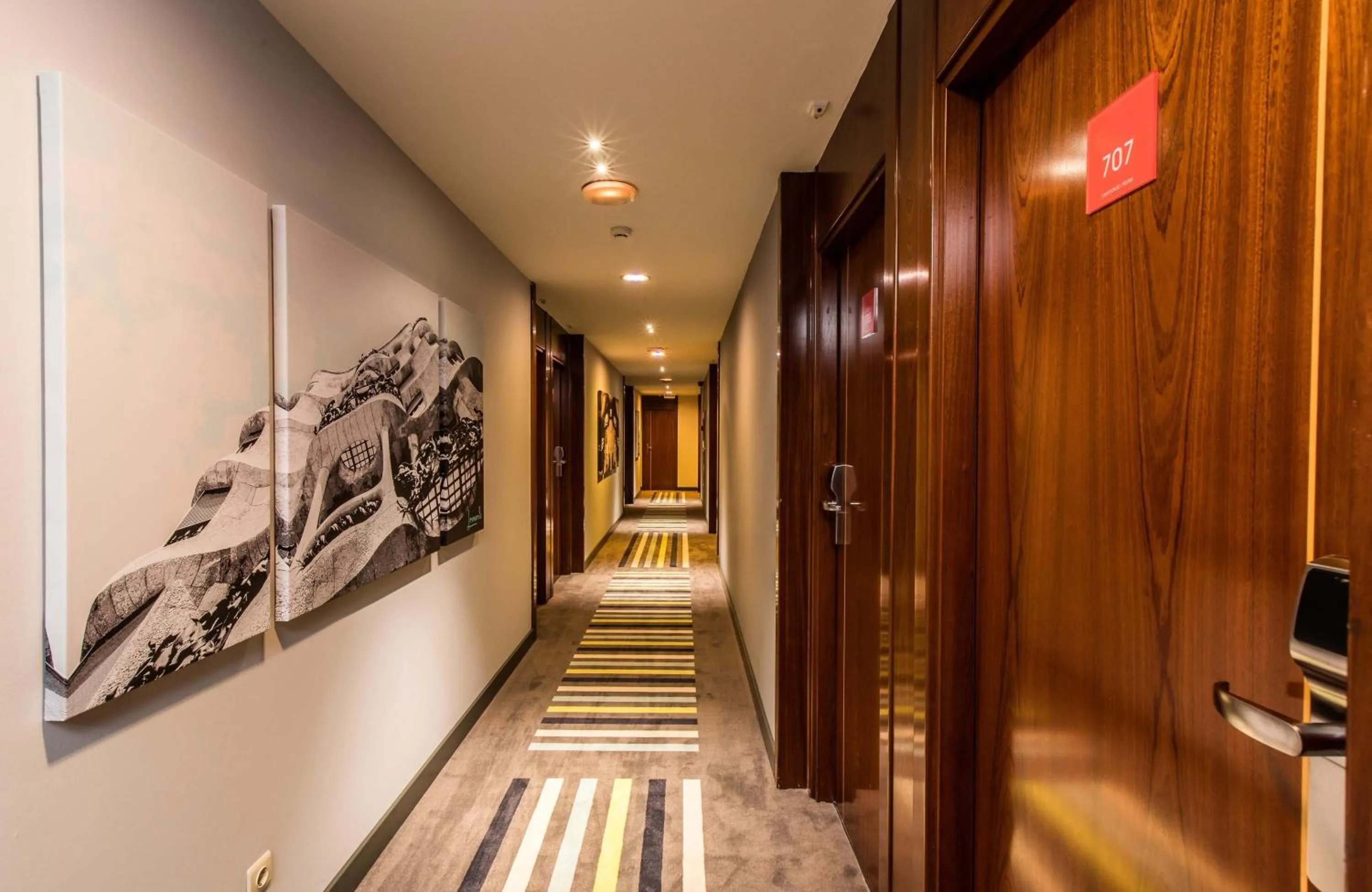 Decorative detail in Leonardo Hotel Barcelona Gran Via