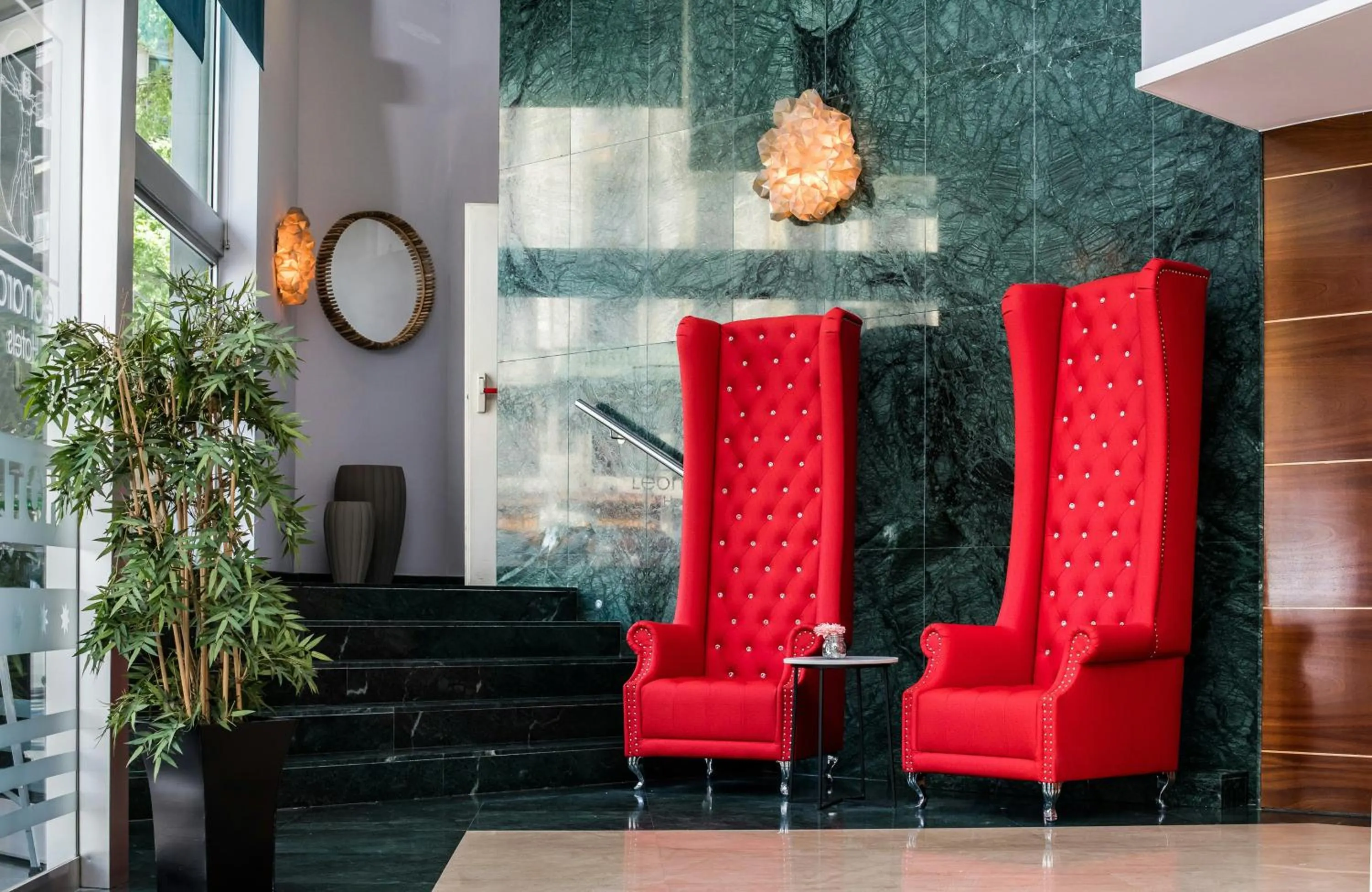 Lobby or reception in Leonardo Hotel Barcelona Gran Via