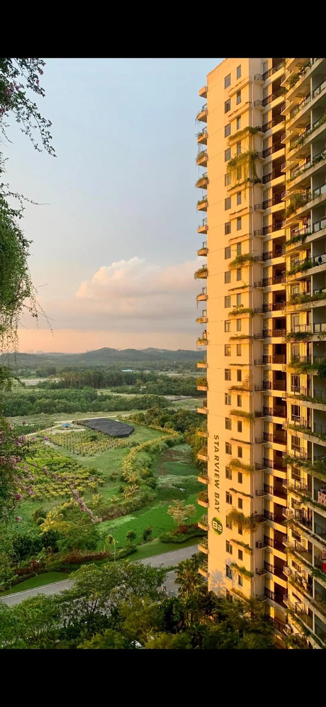 Garden view in Sea view 2 bedroom Fully furnished Apartment Forest City Starview Bay Johor Malaysia