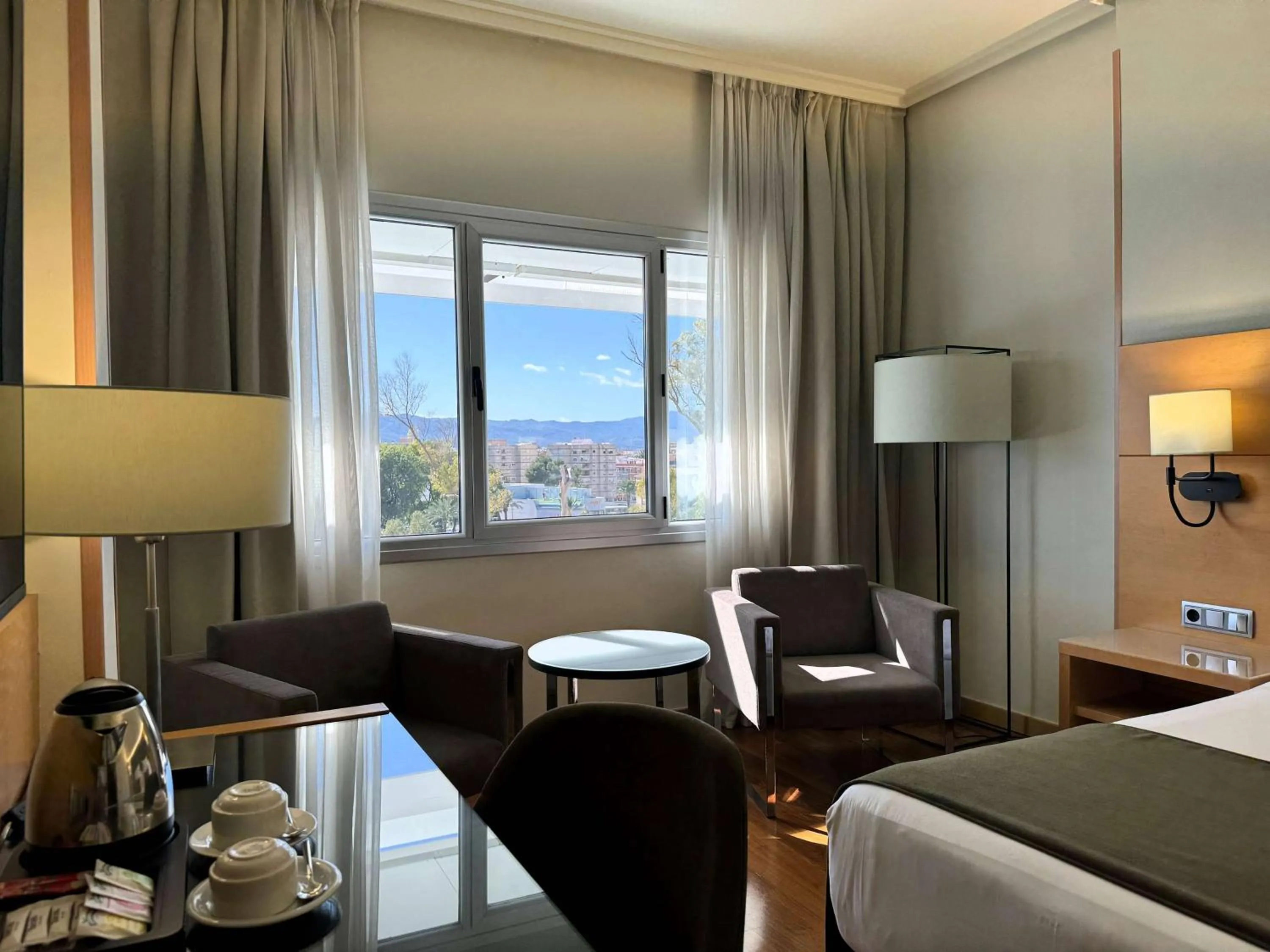 Bedroom, Bed in Barceló Murcia Siete Coronas