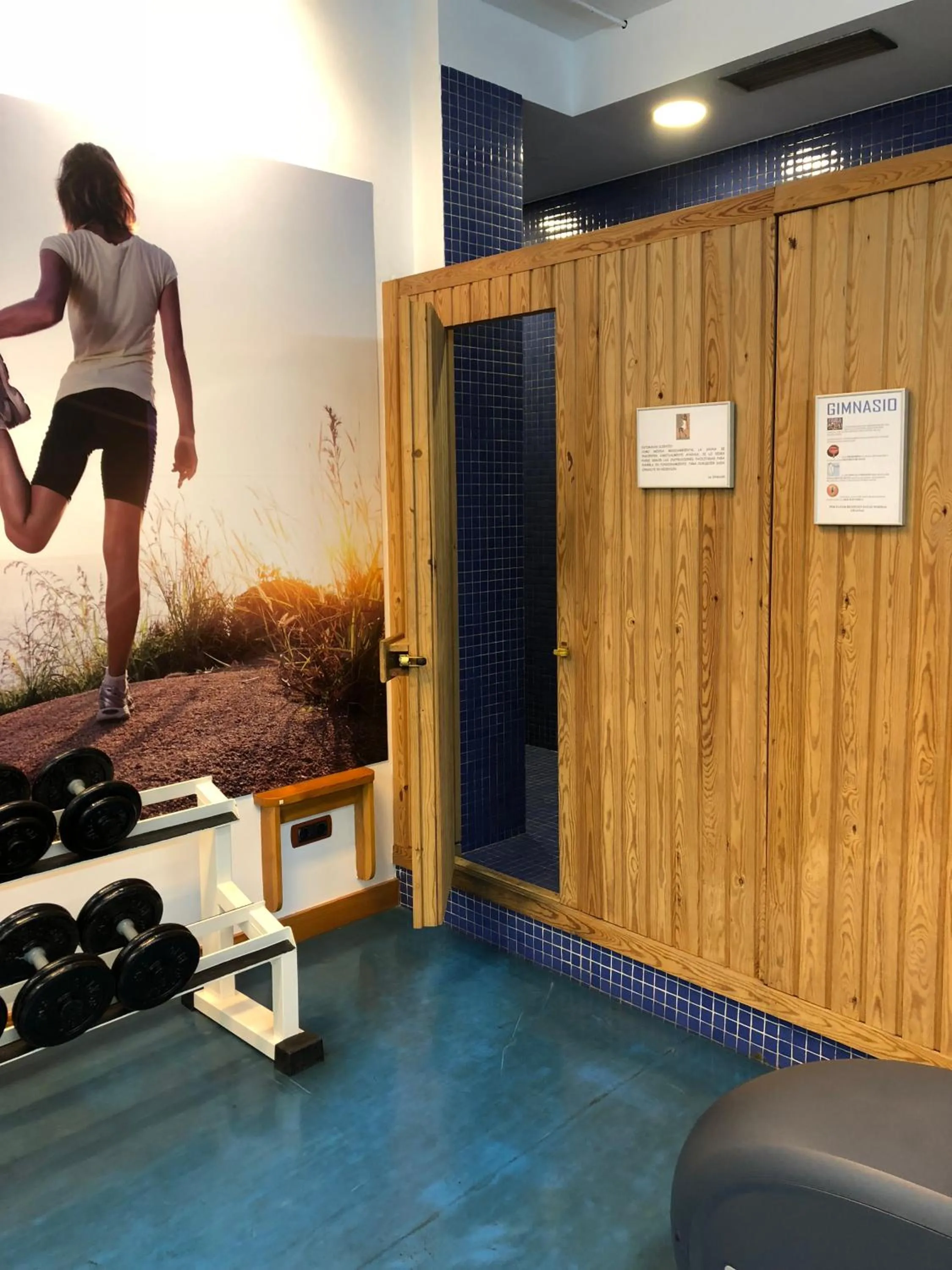 Fitness centre/facilities in Silken Monumental Naranco