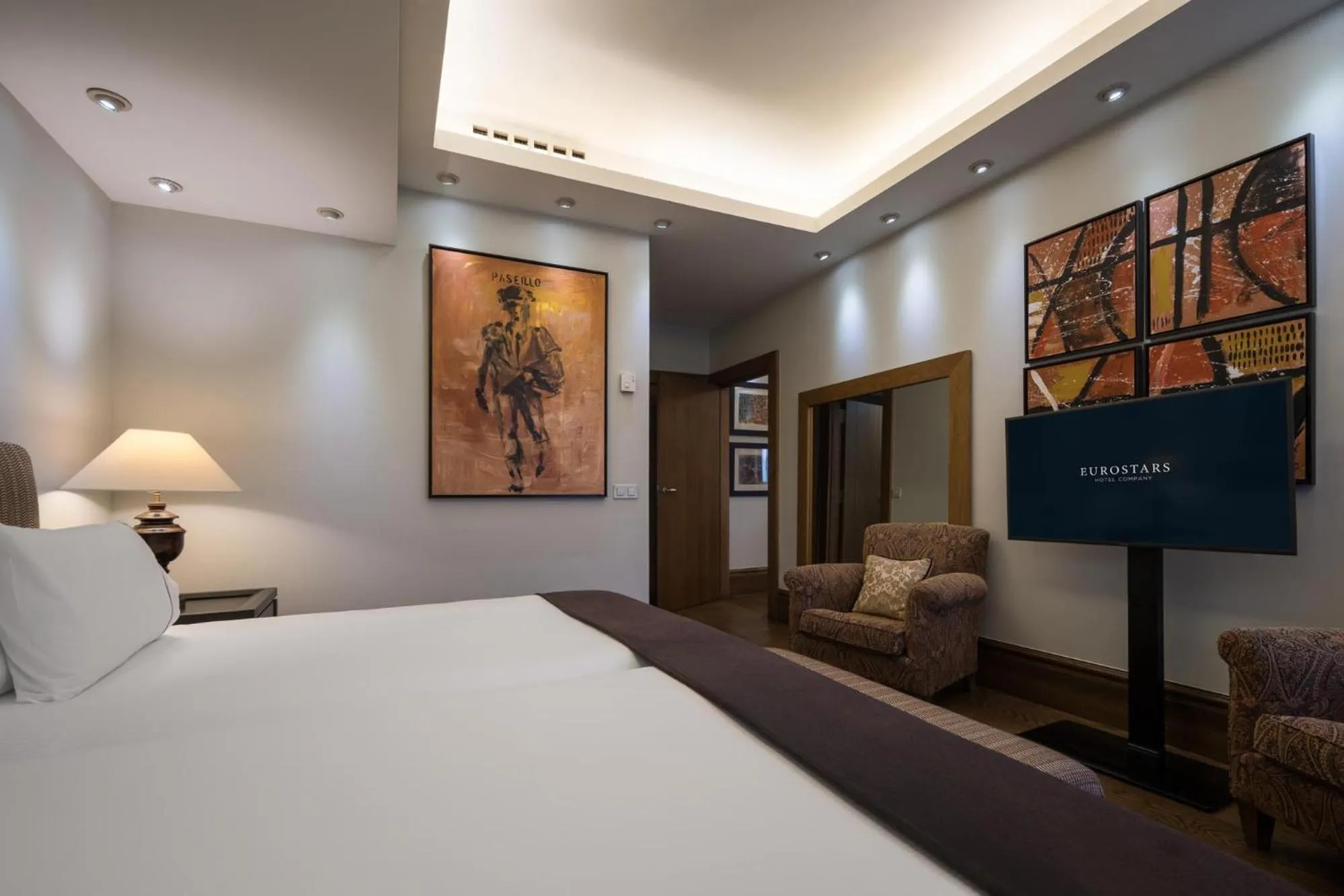 Decorative detail, Bed in Eurostars Al-Ándalus Palace