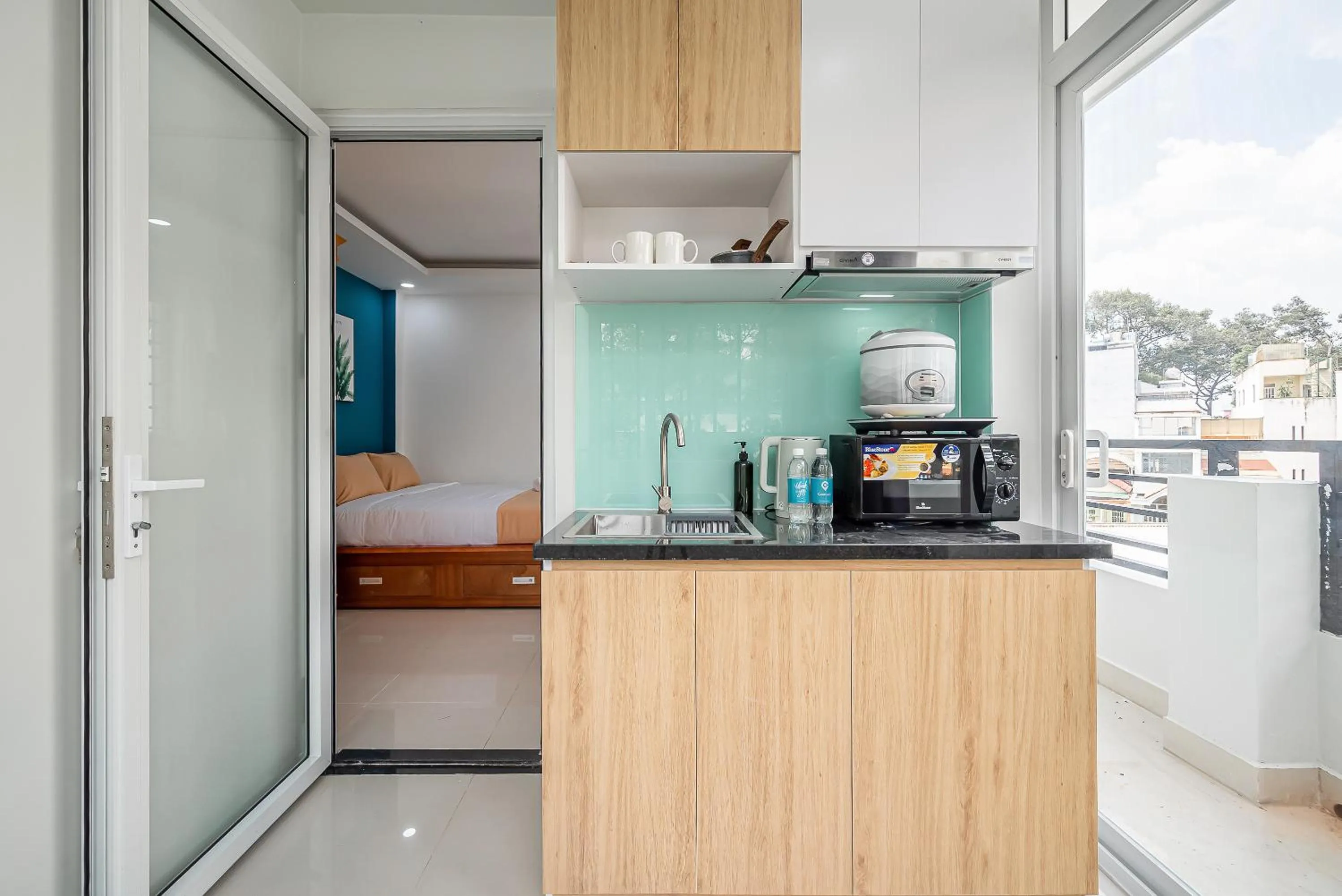 Kitchen or kitchenette in Cozrum Homes - Retro House