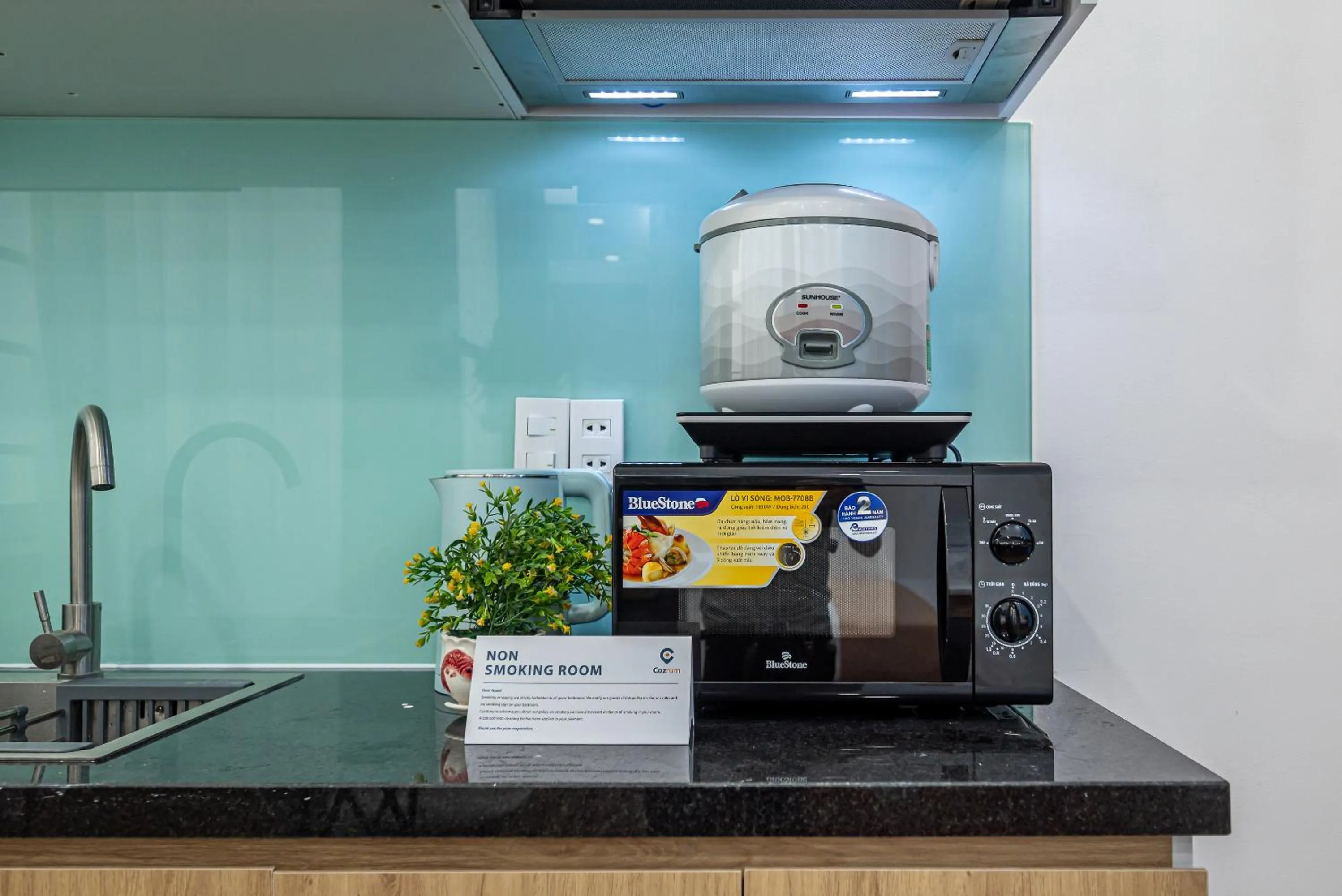 Kitchen or kitchenette in Cozrum Homes - Retro House