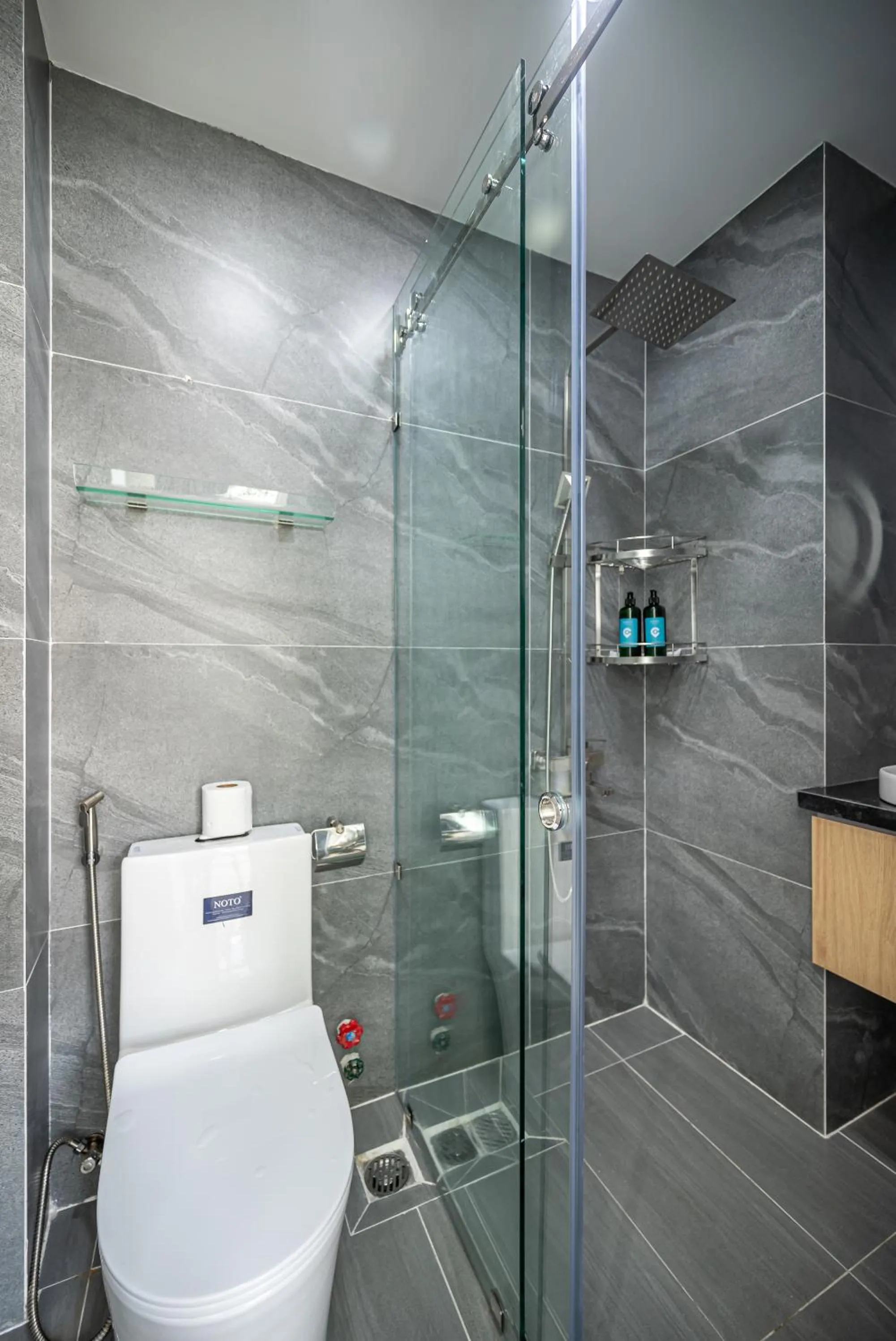 Shower in Cozrum Homes - Retro House