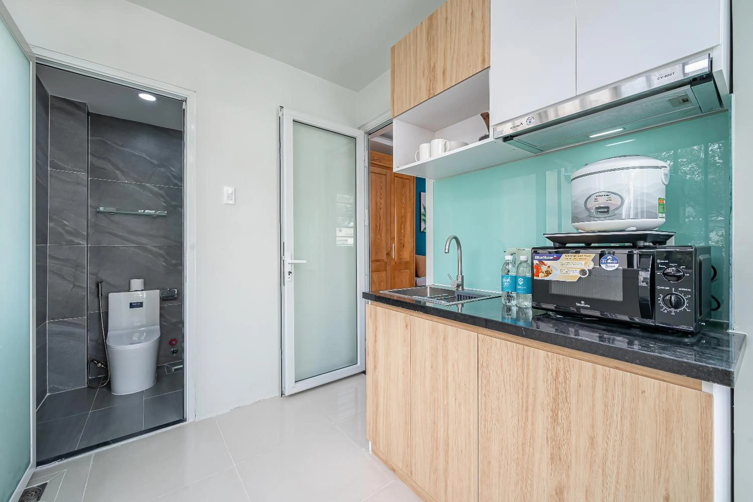 Kitchen or kitchenette in Cozrum Homes - Retro House