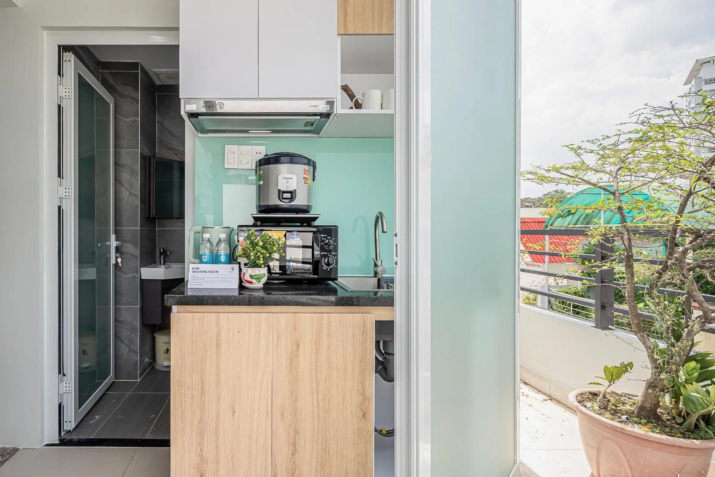 Kitchen or kitchenette in Cozrum Homes - Retro House