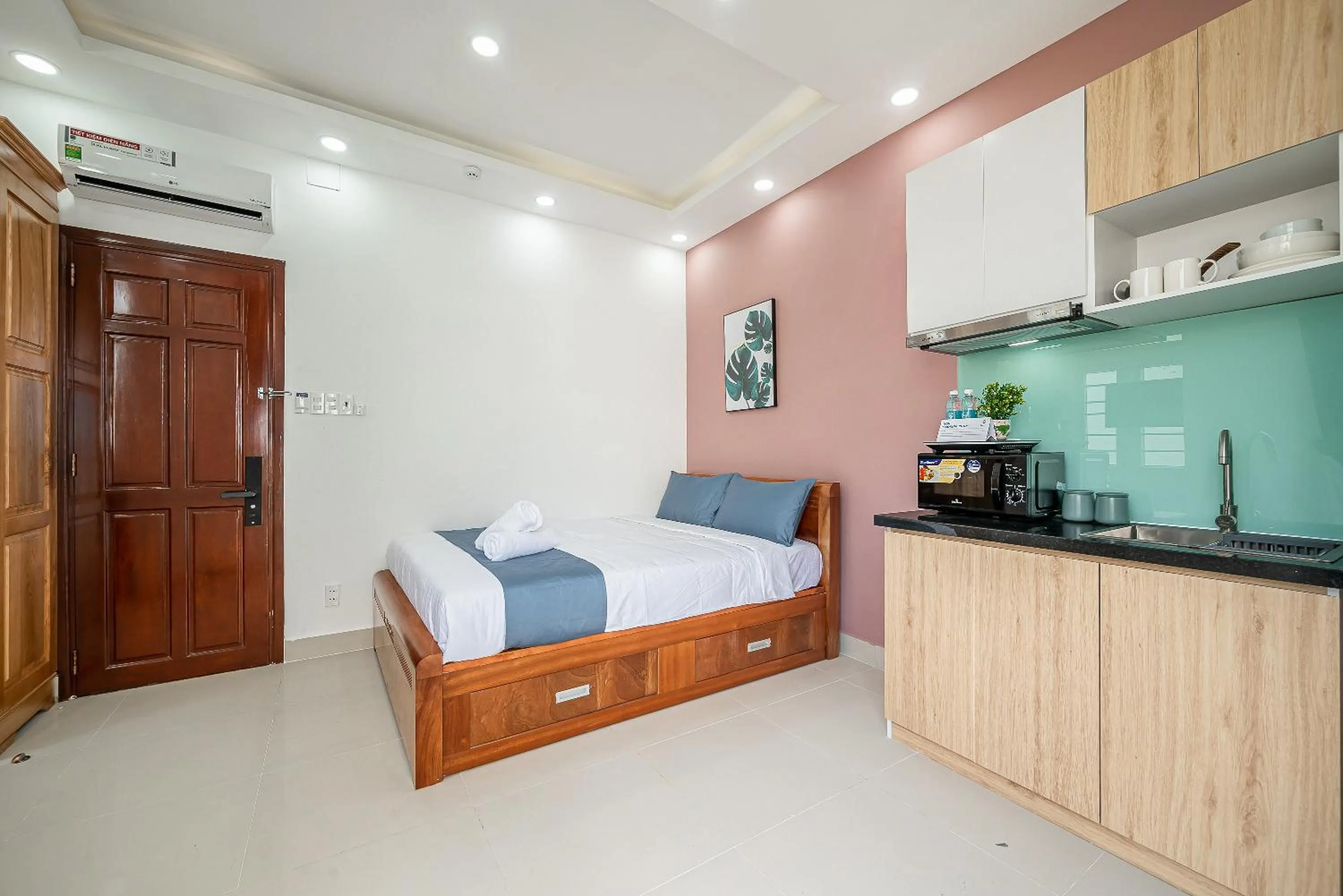 Bed in Cozrum Homes - Retro House