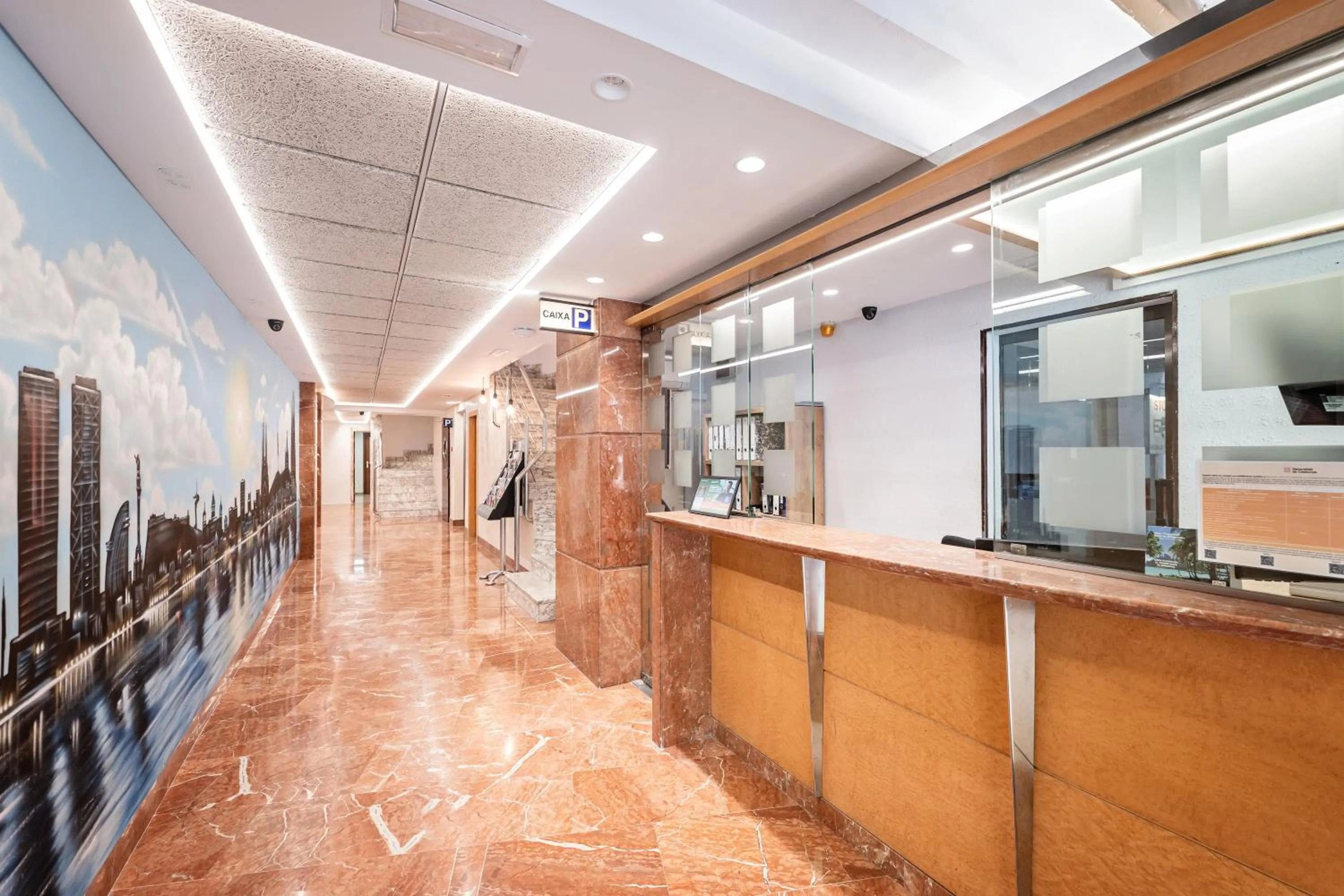 Lobby or reception in Aparthotel Napols - Abapart