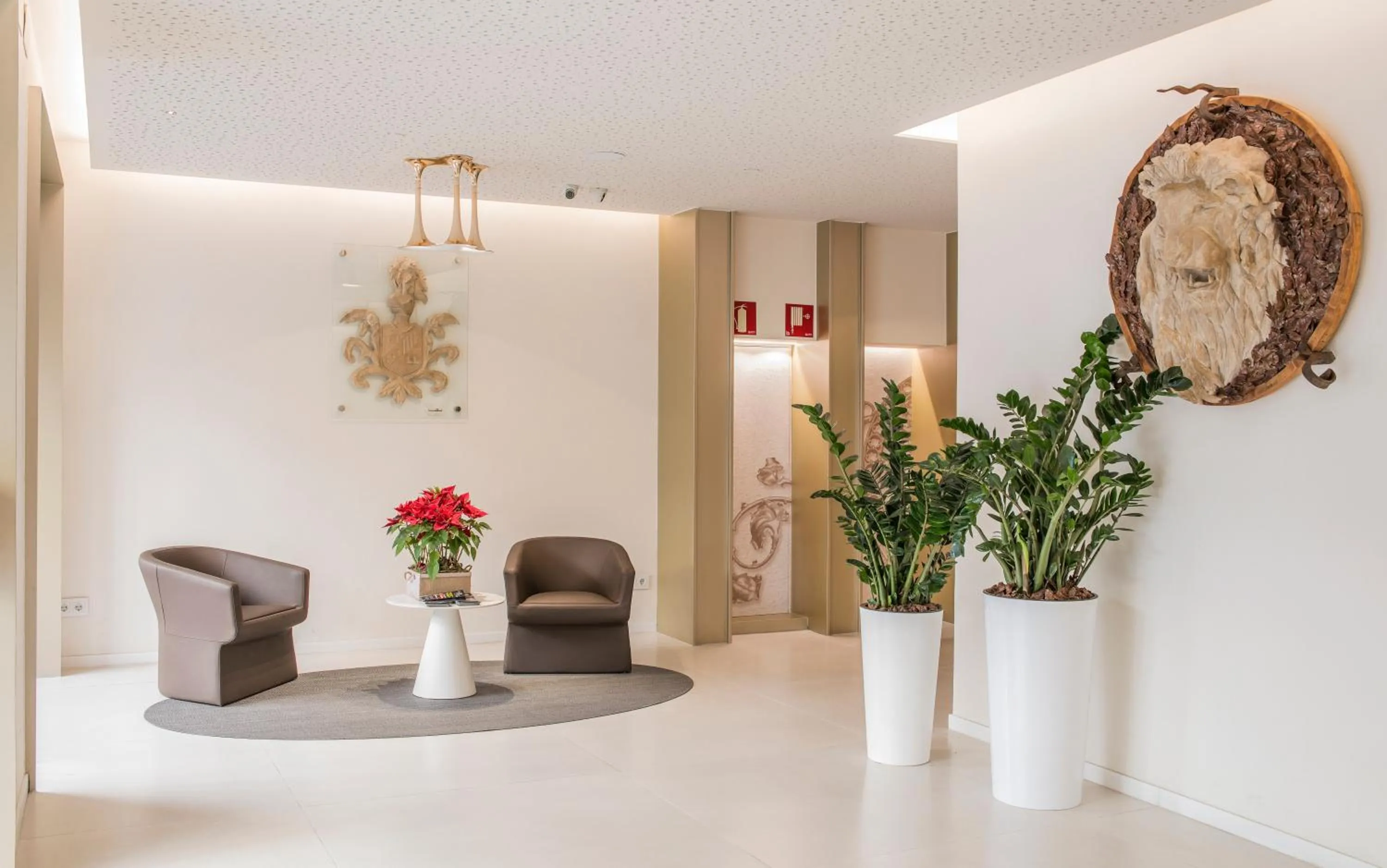 Lobby or reception in Hotel Lleó