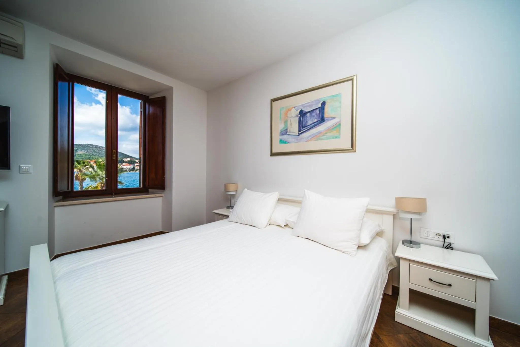 Bed in Apartments Vila Riva