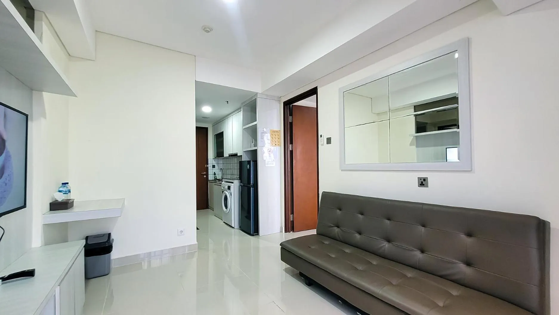 Living room in Palam Mansion at Meisterstadt Pollux Habibie Apartment