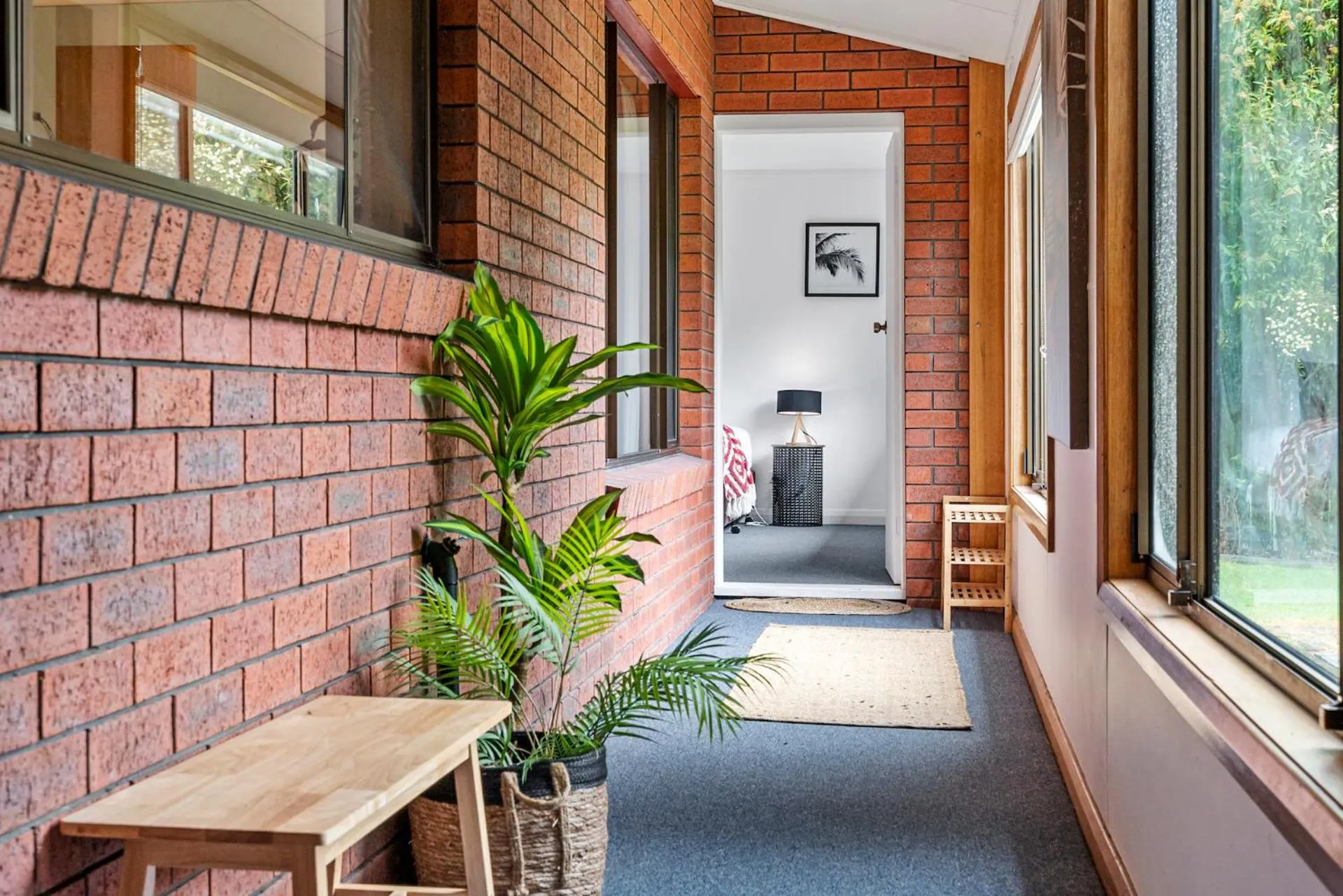 Seating area in Lumeah Retreat Bruny Island