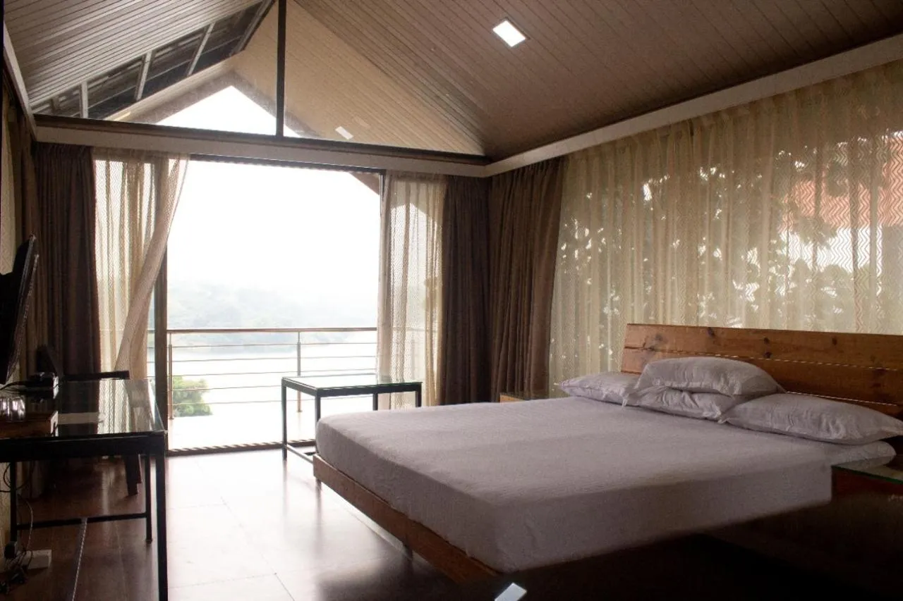 Bed in Shvas Island Resort