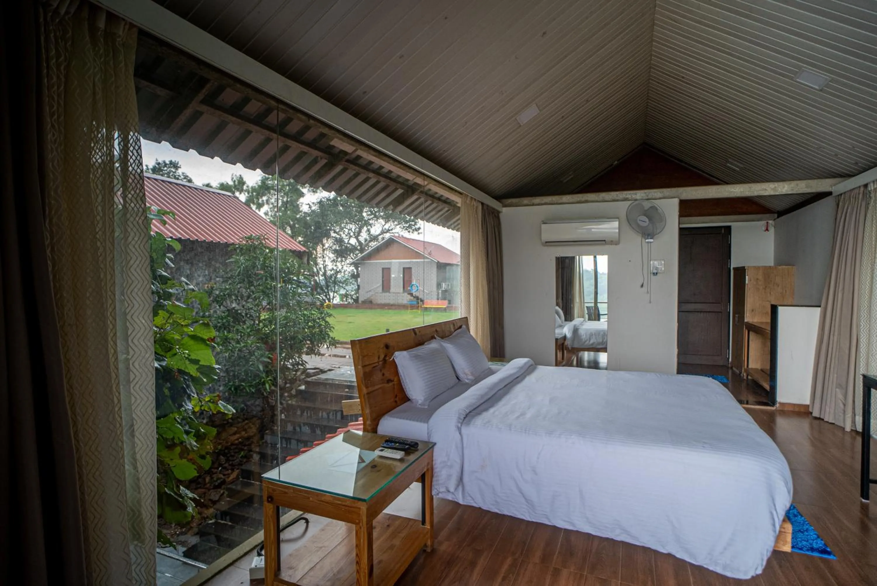 Bed in Shvas Island Resort