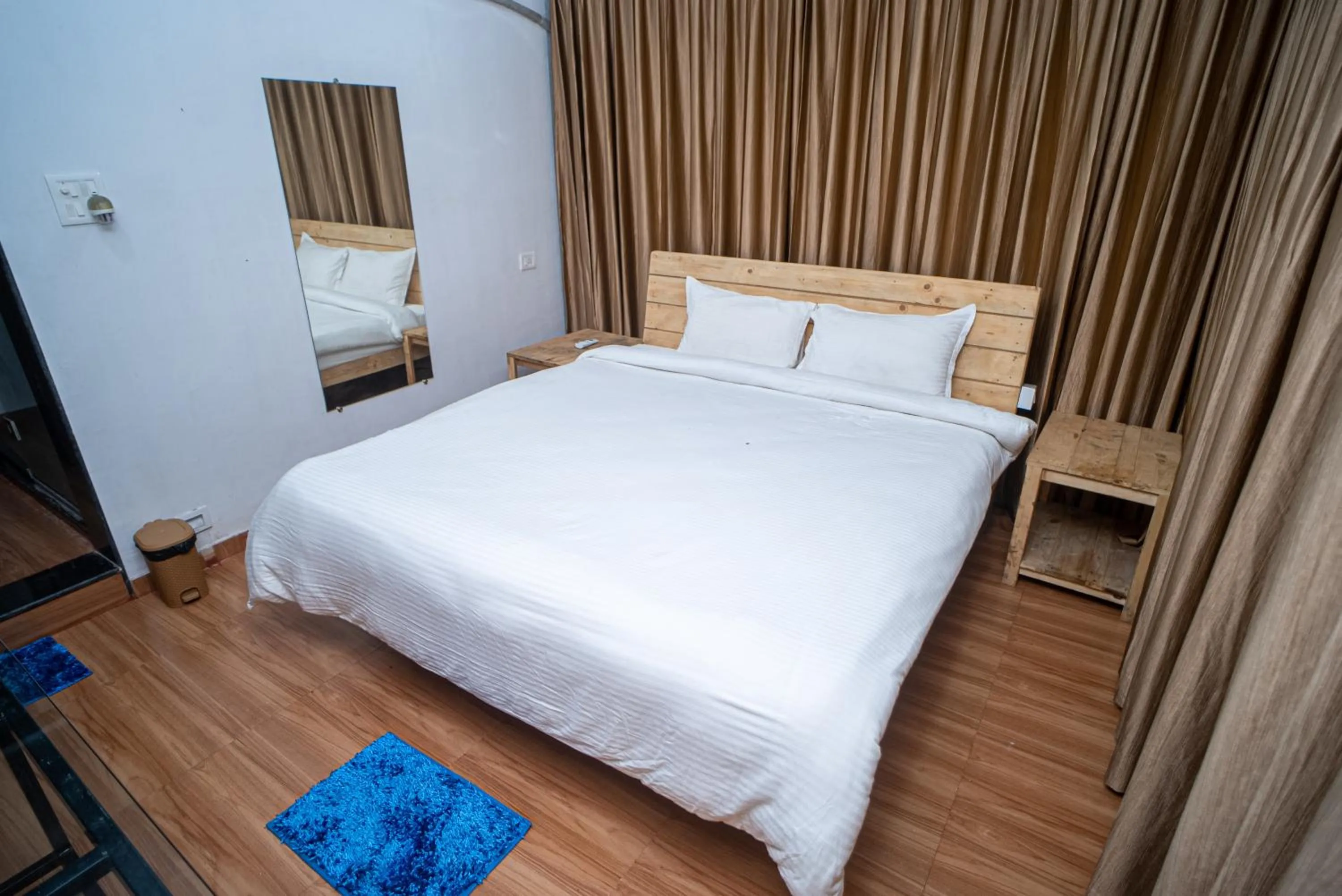 Bed in Shvas Island Resort