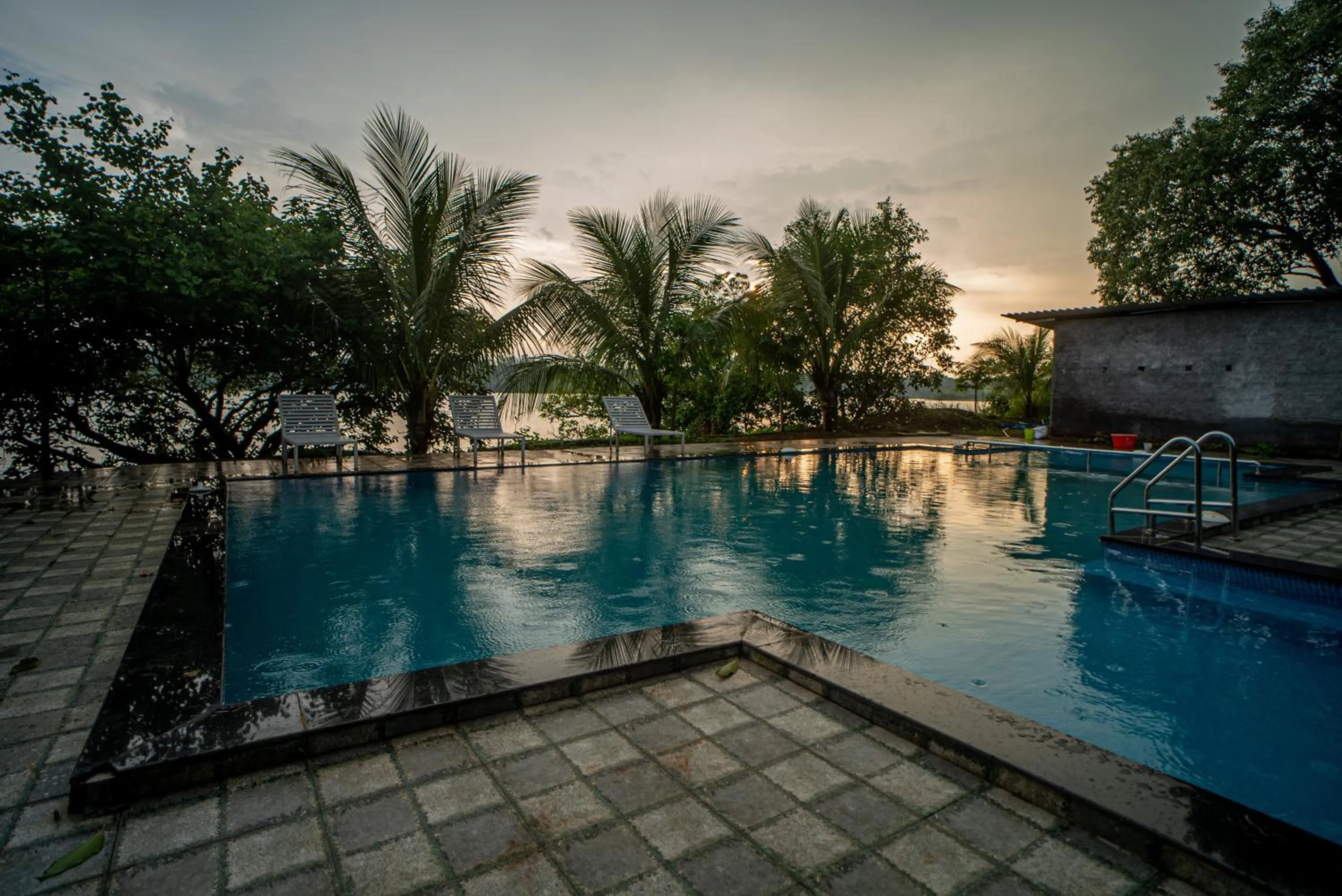 Pool view in Shvas Island Resort