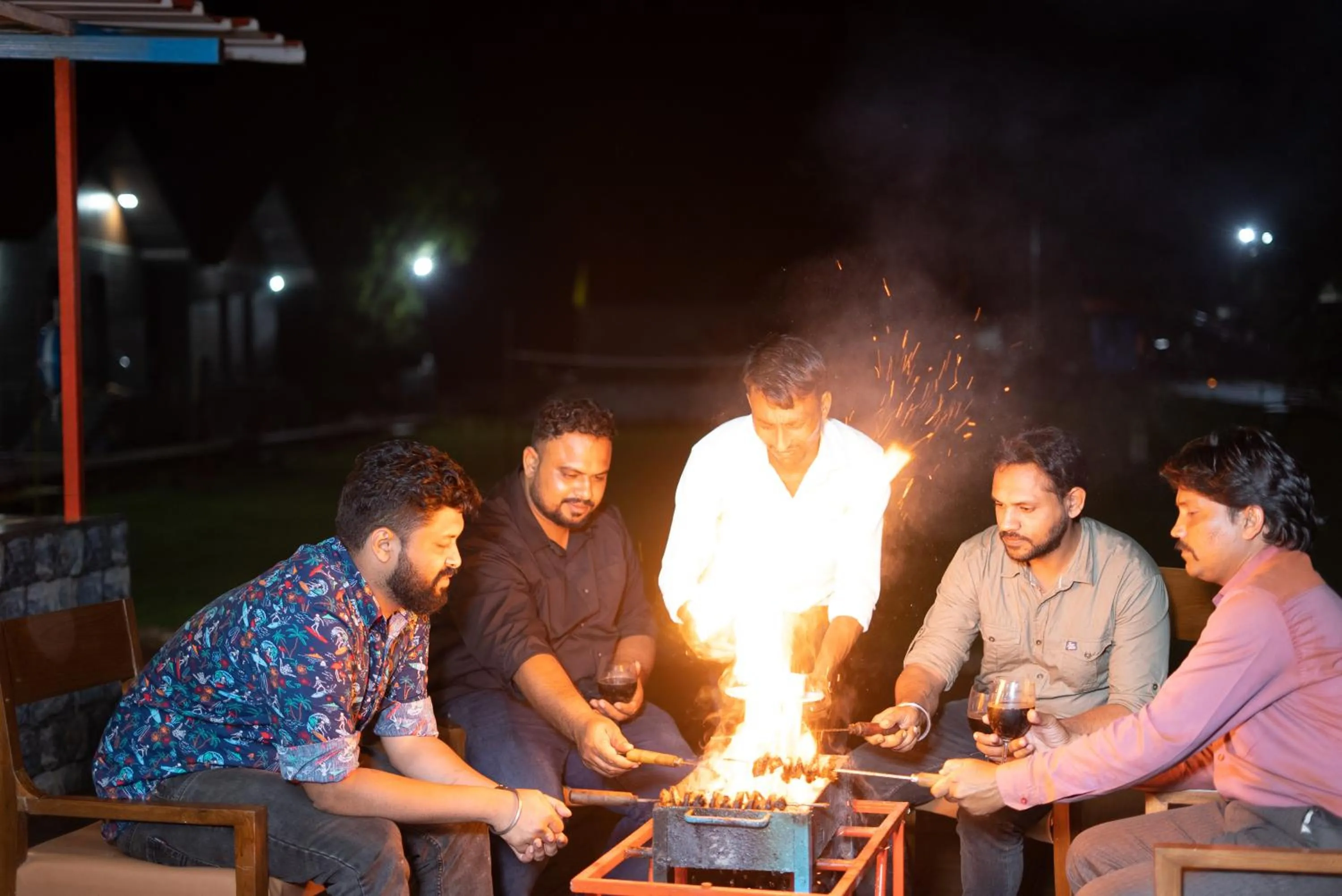 People in Shvas Island Resort